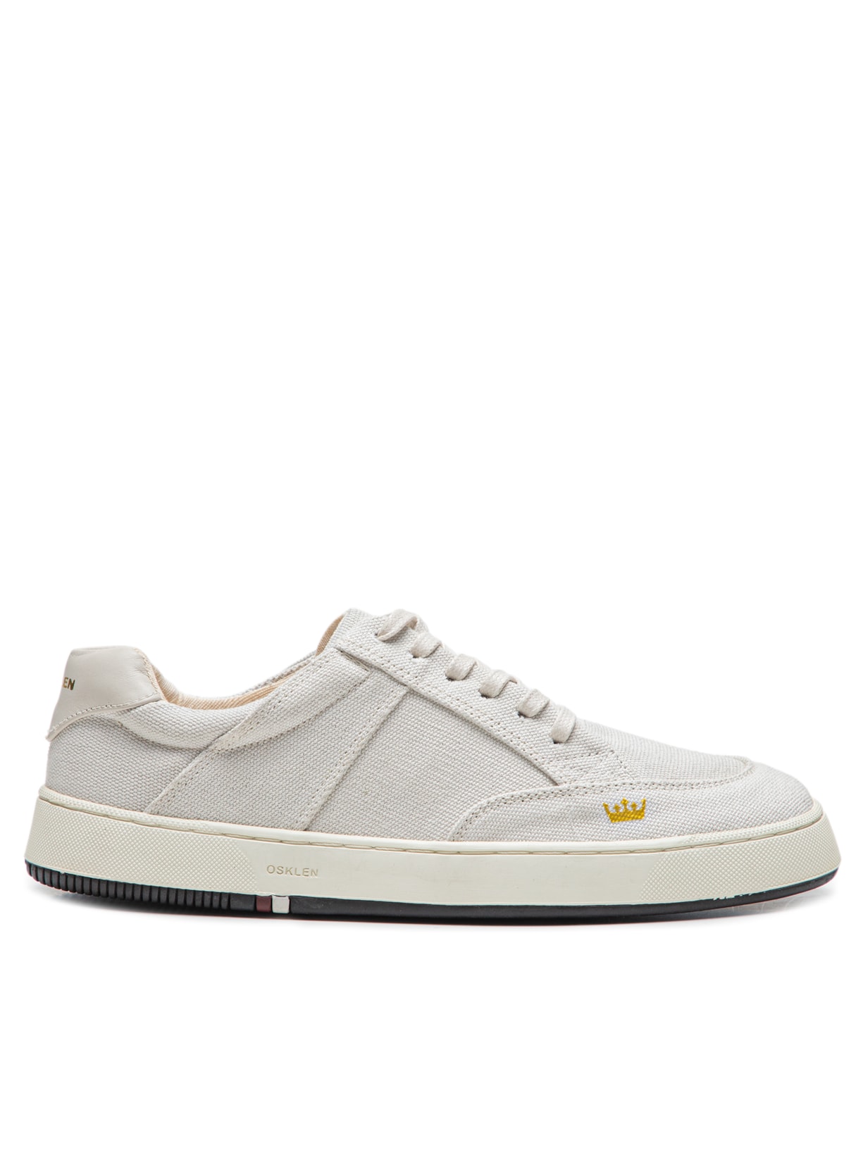 Tênis Feminino Soho Lona Pespontado - Off White