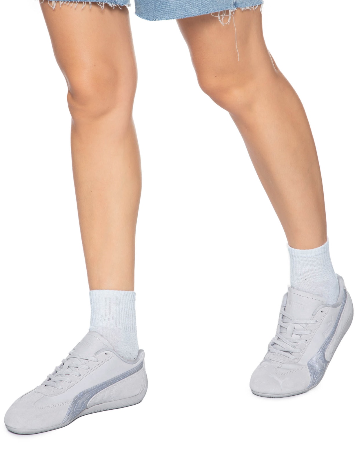 Tênis Feminino Speedcat Seoul Prateado Puma