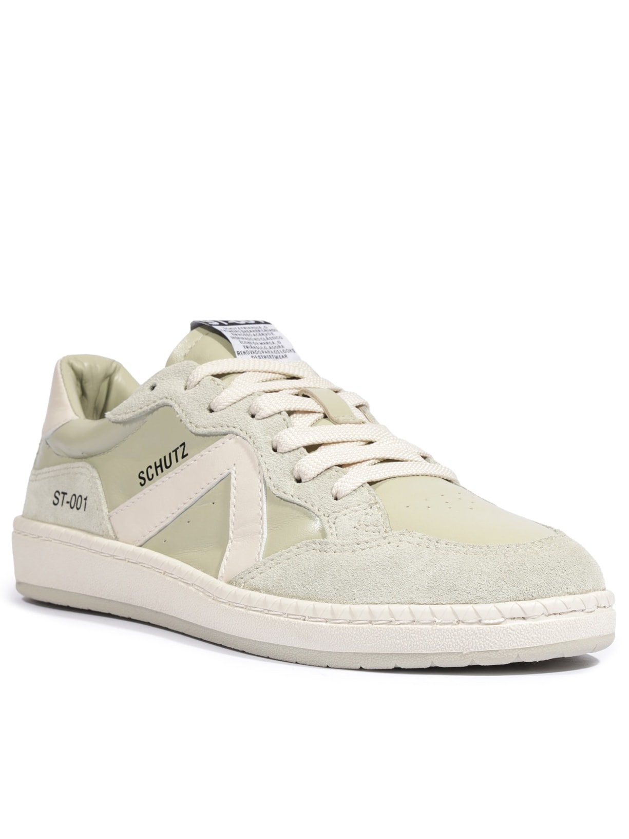 Tênis Feminino St 001 Camurça Verde Schutz