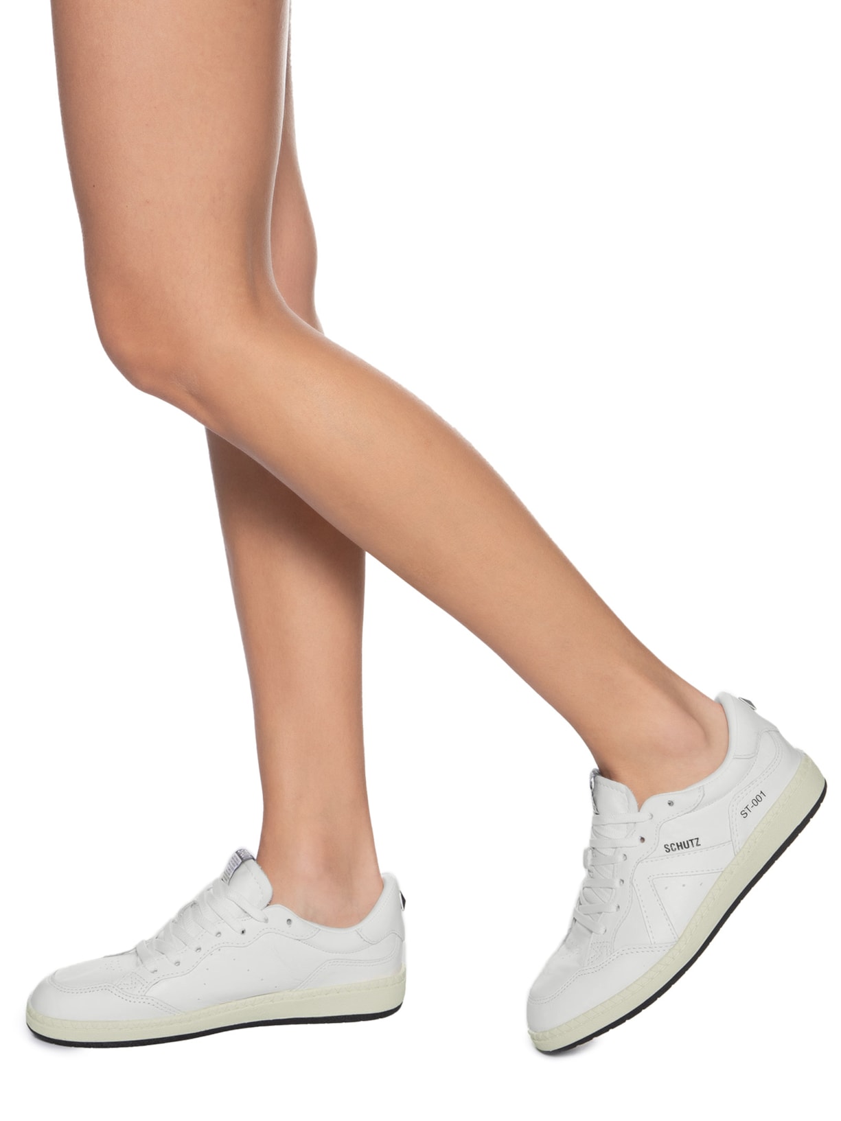 Tênis Feminino ST 001 Couro Branco Schutz