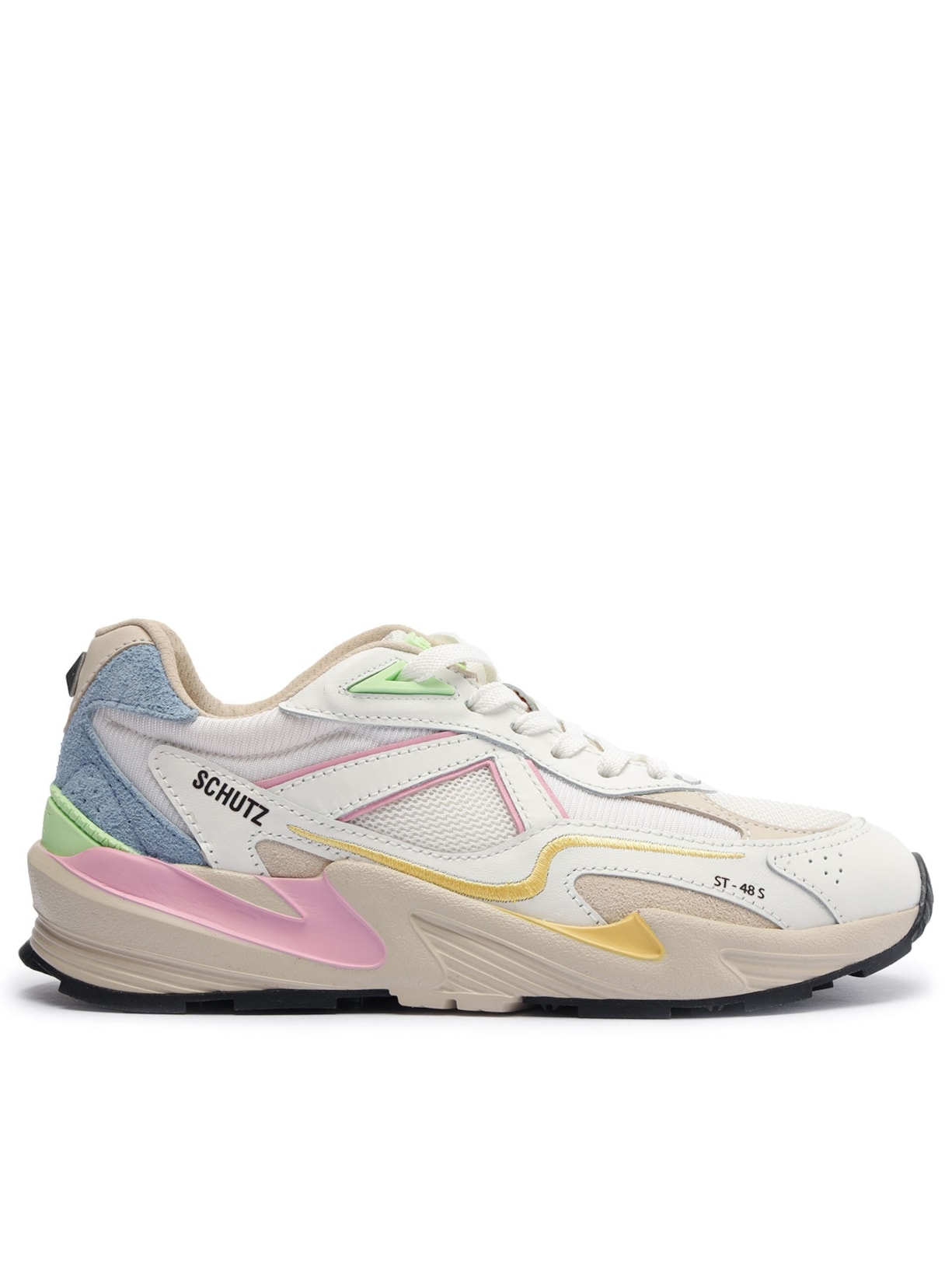 Tênis Feminino ST 48S Multicolorido - Branco