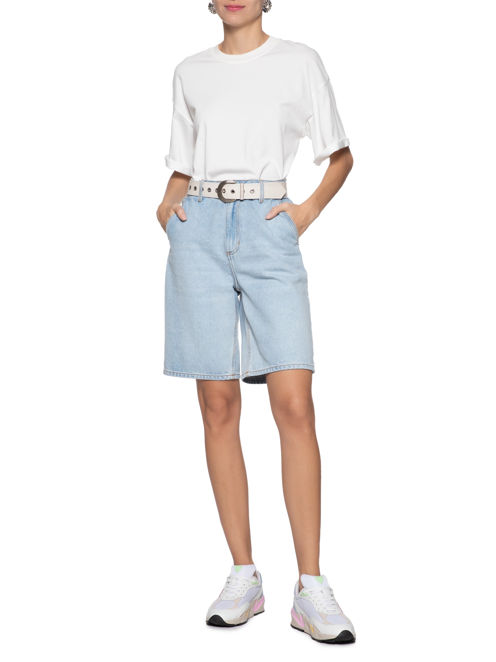 Tênis Feminino ST 48S Multicolorido - Schutz - Branco