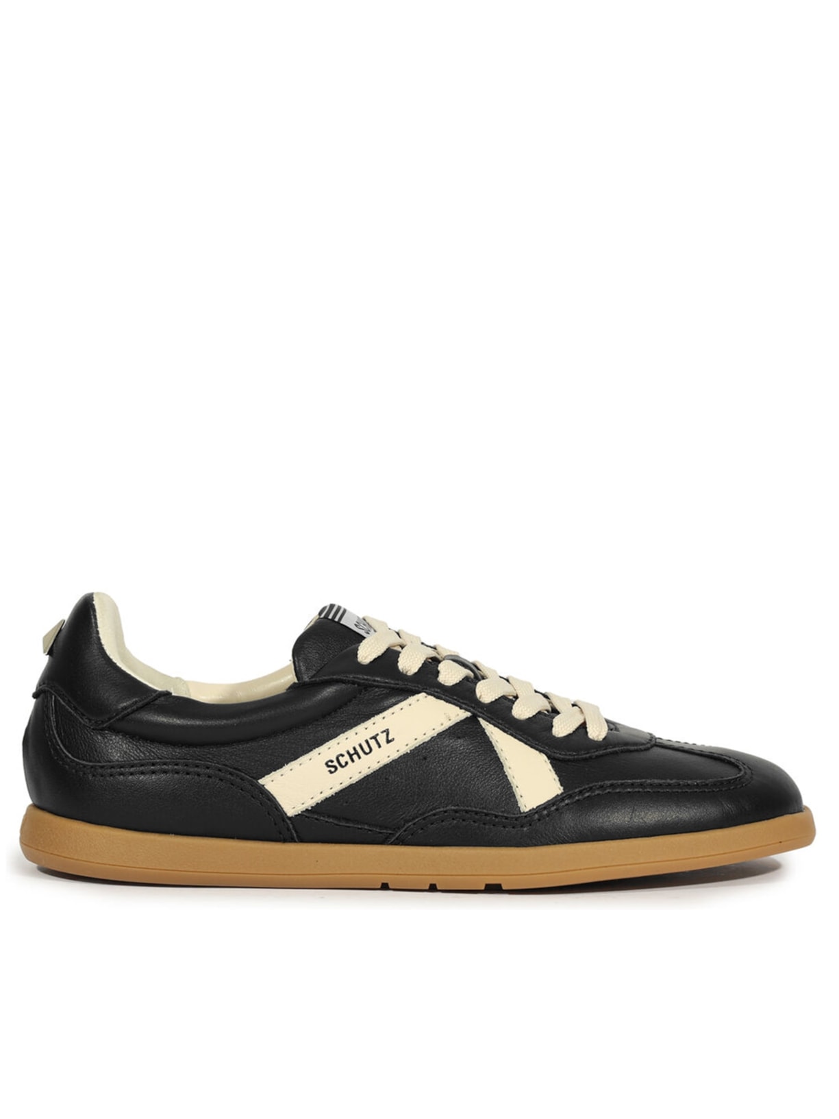 Tênis Feminino ST Couro - Preto