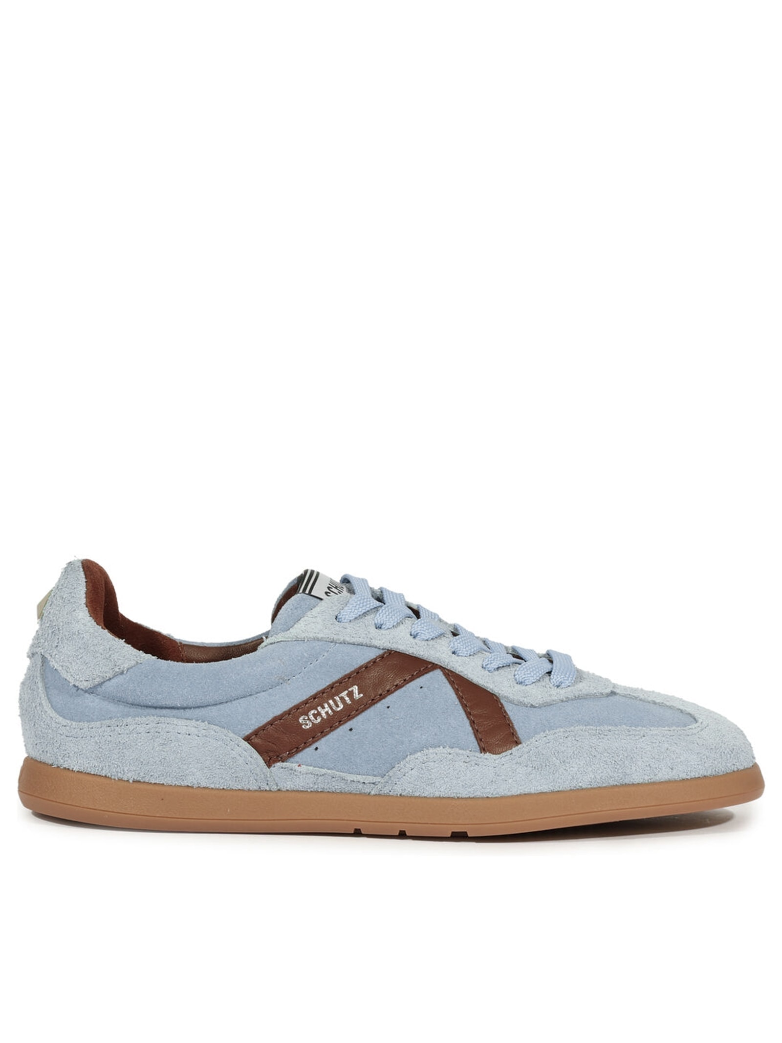 Schutz - Tênis Feminino ST Suede - Azul