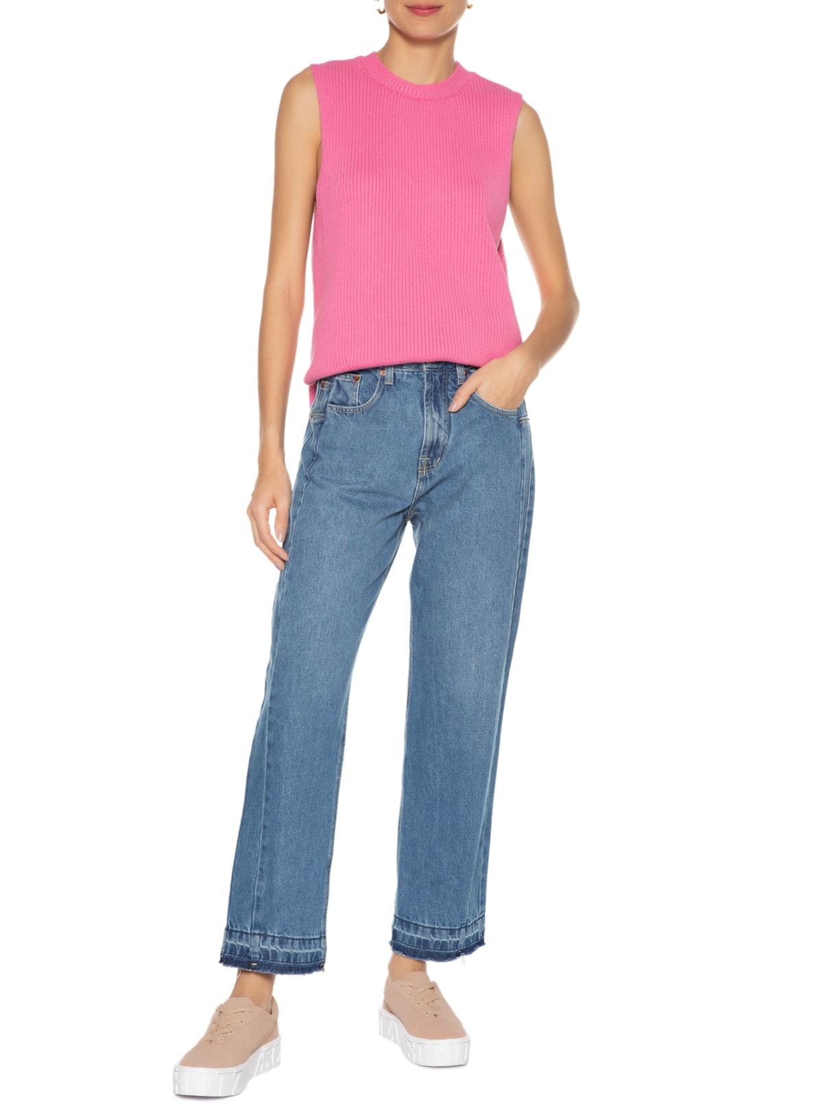 Tênis Feminino Stela Camurça Rosa Schutz