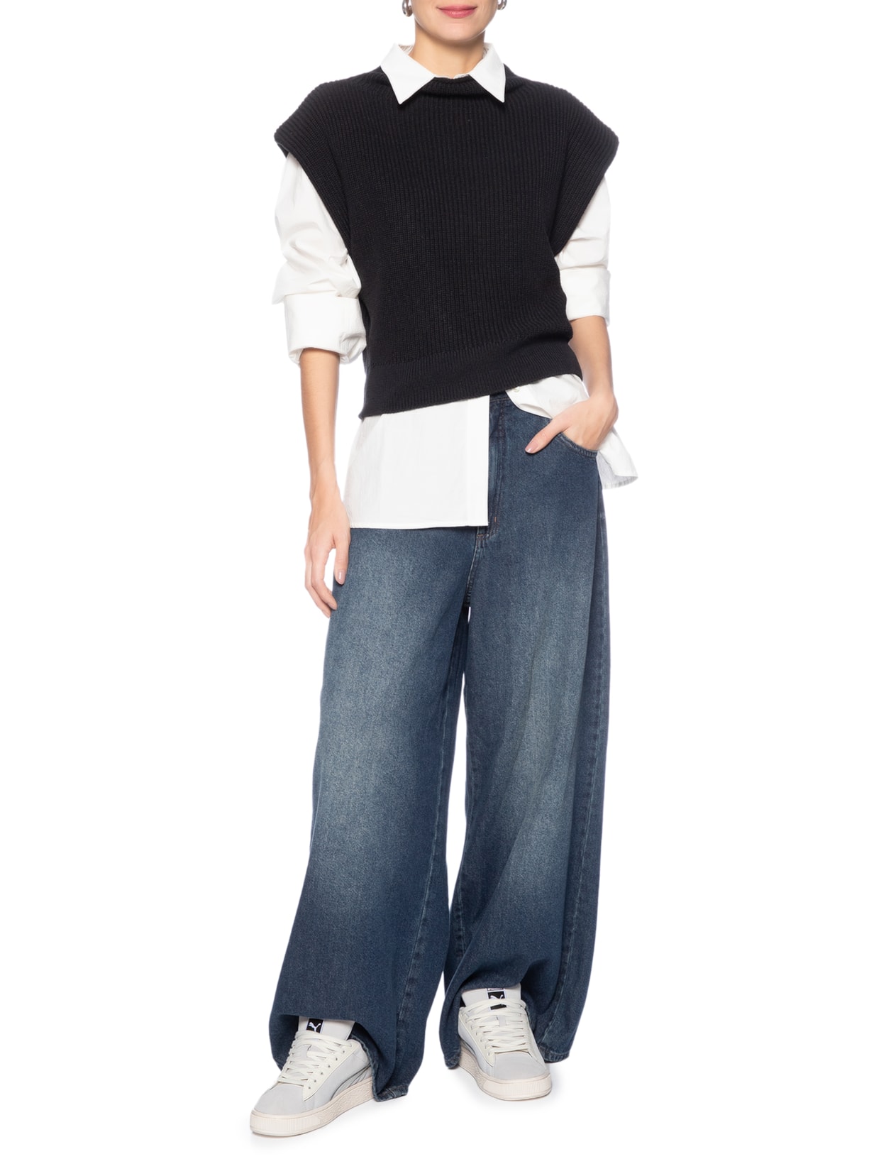 Tênis Feminino Suede Xl Glam Athletics Wns Cinza Puma