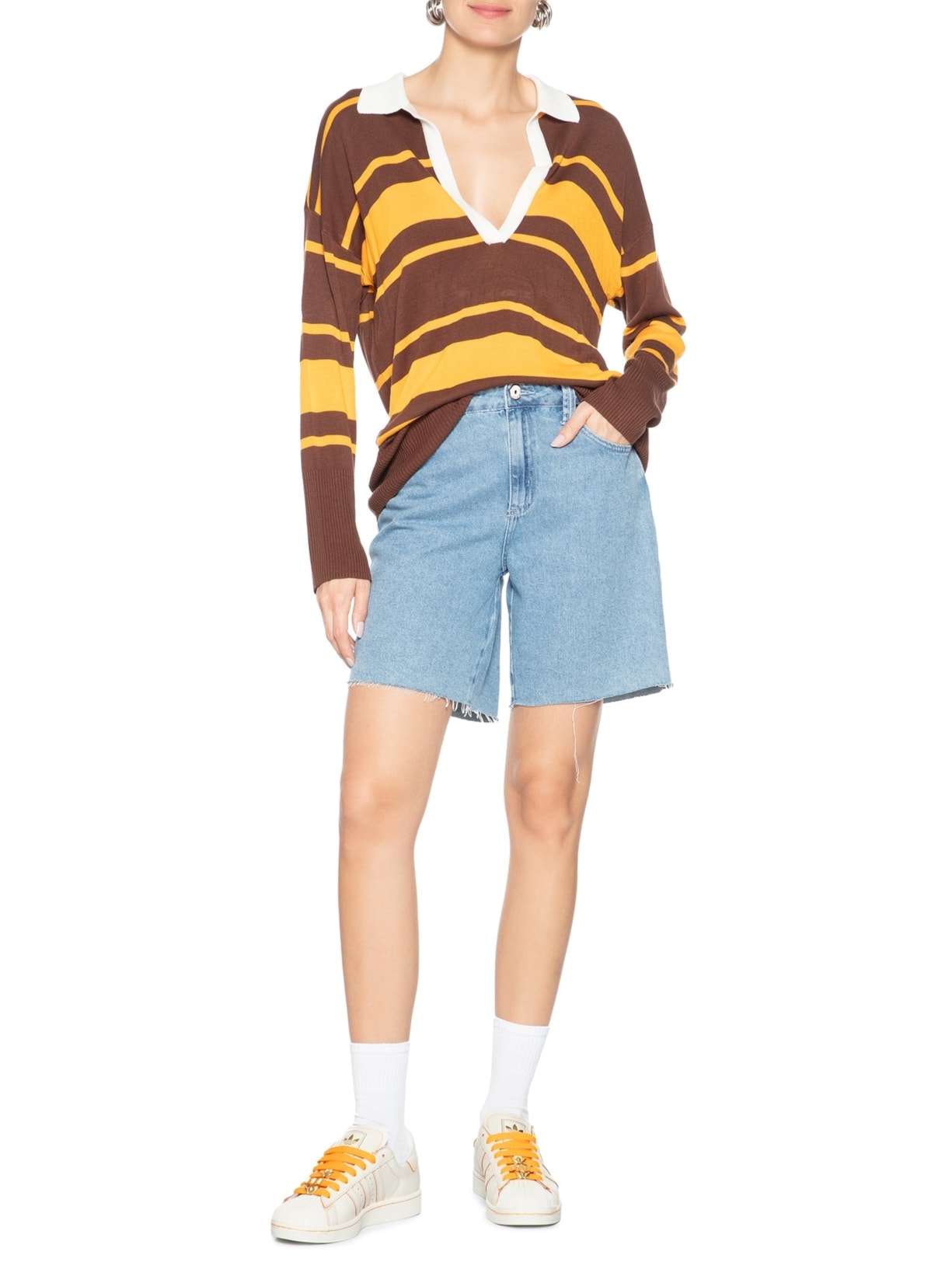 Tênis Feminino Superstar II Branco Adidas Originals