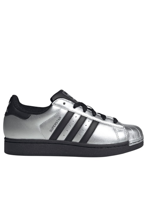 Tênis Feminino Superstar II - Prateado