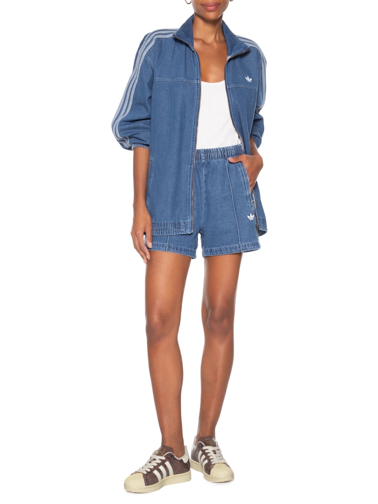 Tênis Feminino Superstar II W Marrom Adidas Originals