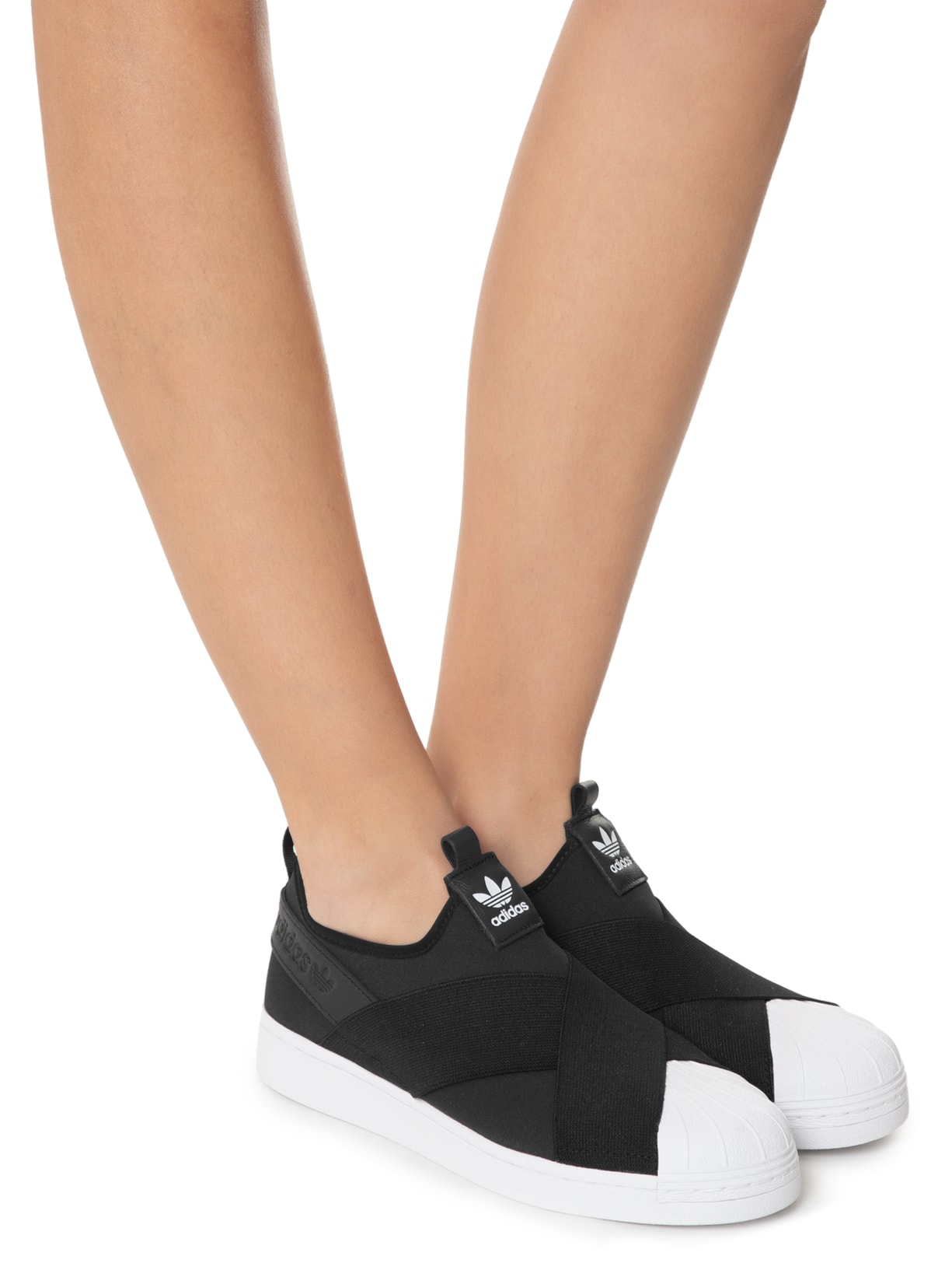 Tênis Feminino Superstar Slip On Preto Adidas Originals