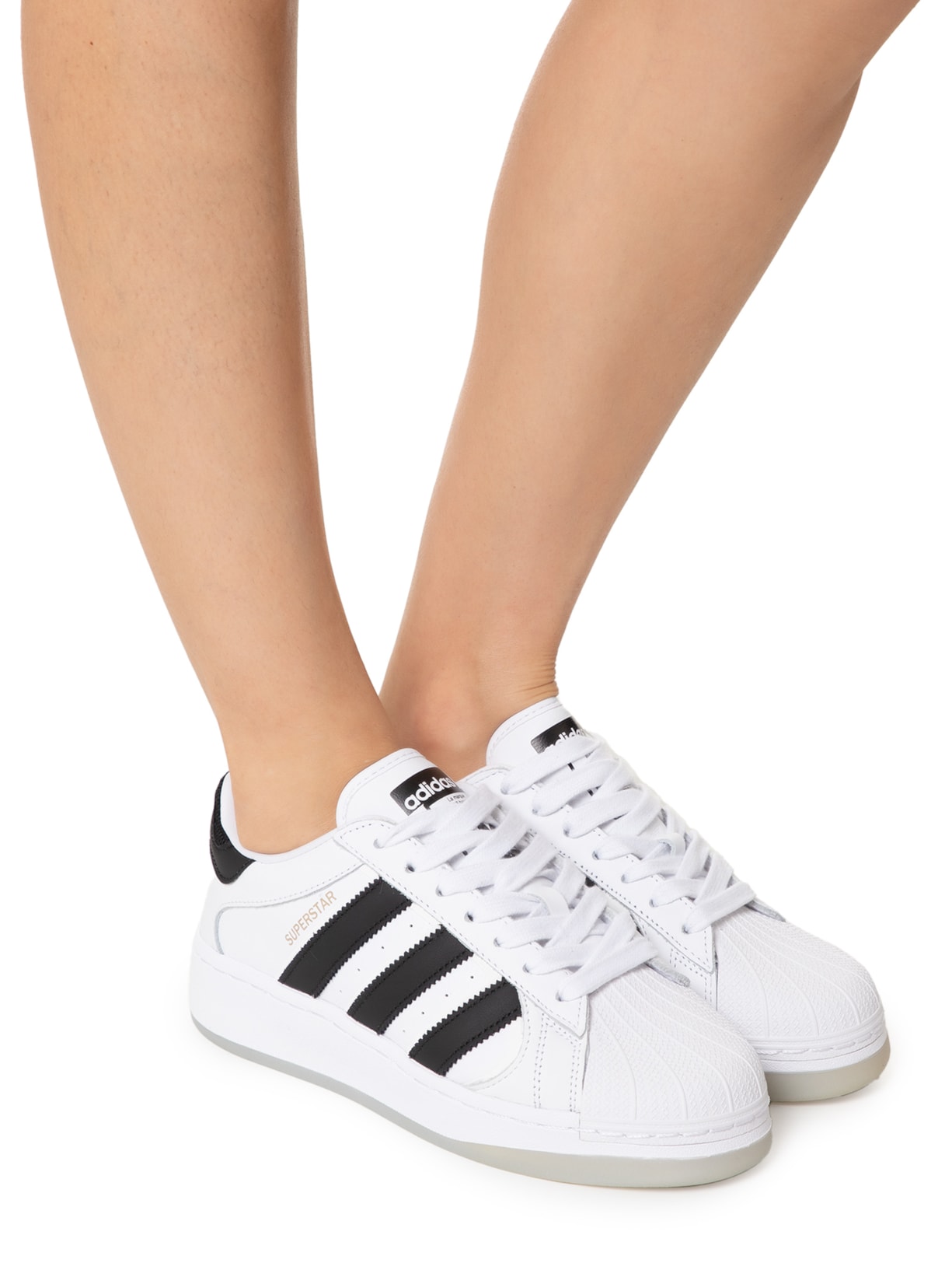 Adidas Feminino Adidas Superstar Branco E Dourado Tênis Adidas