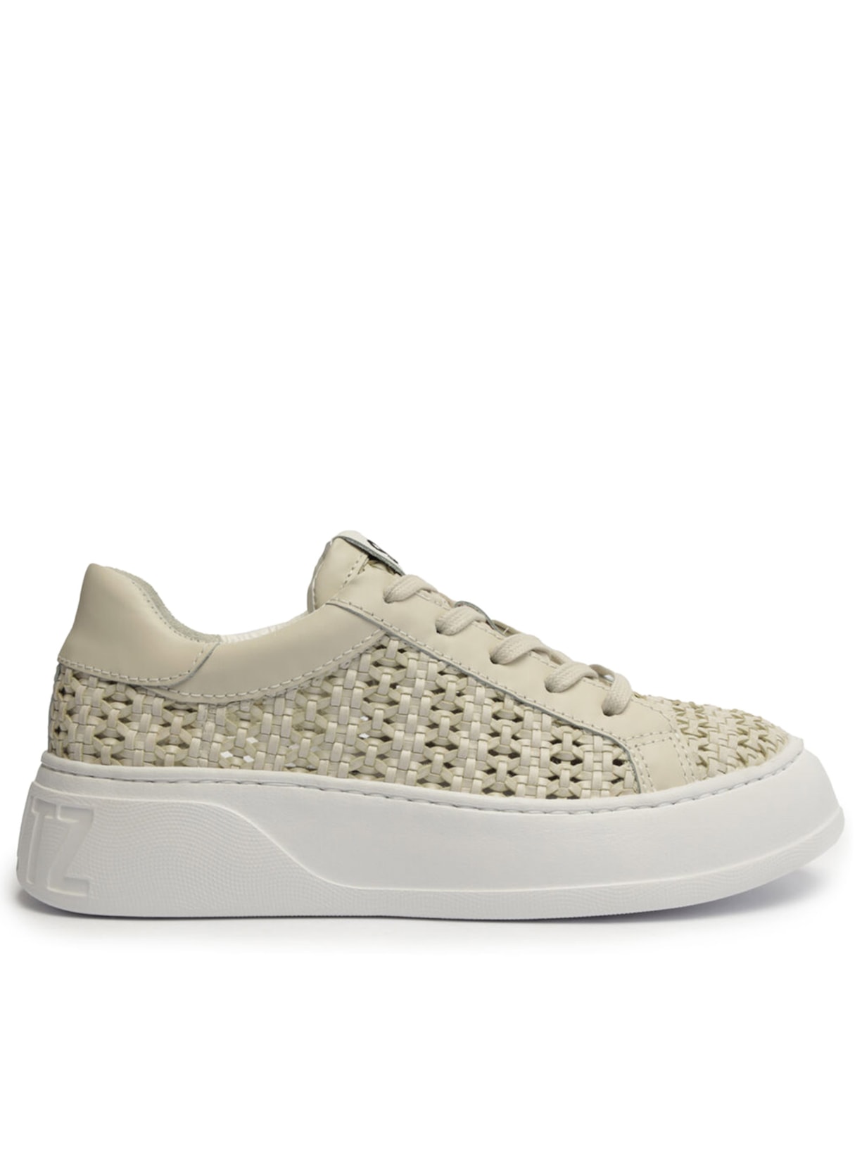 Tênis Feminino Tramado - Bege