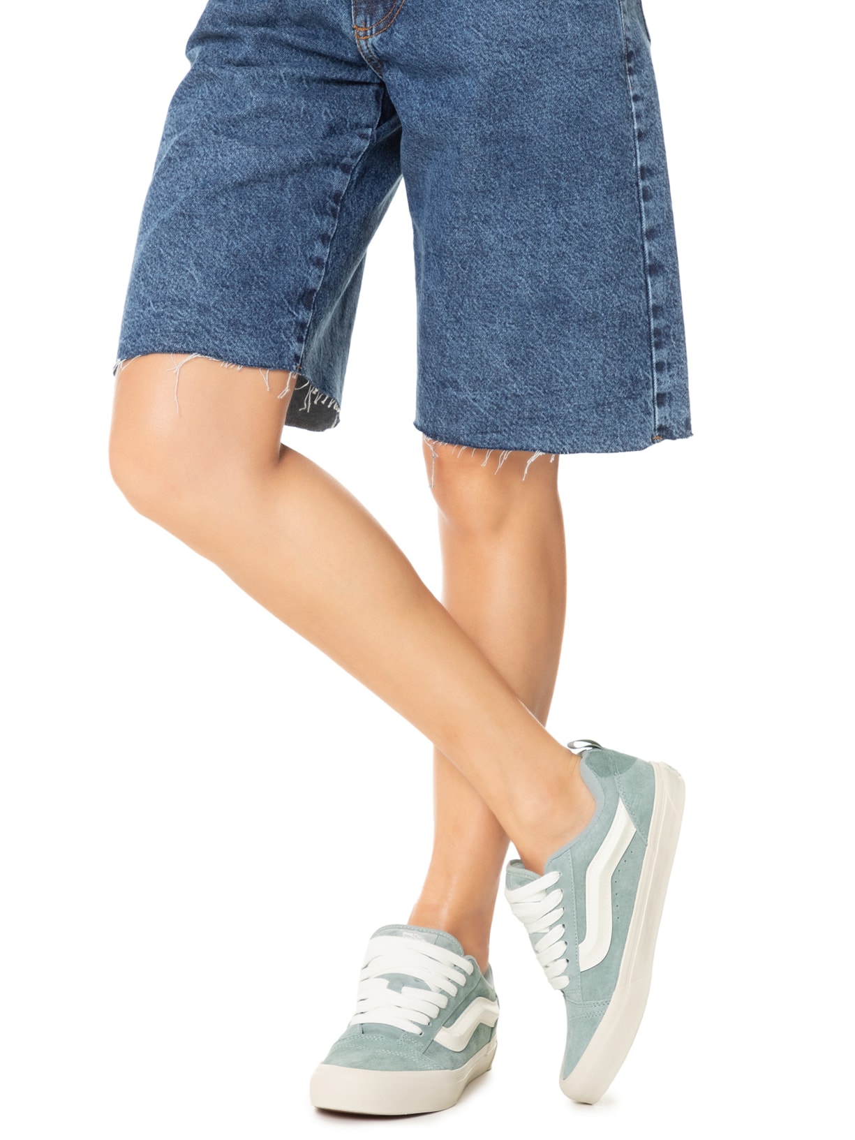 Tenis Feminino Ua Knu Skool Azul Vans