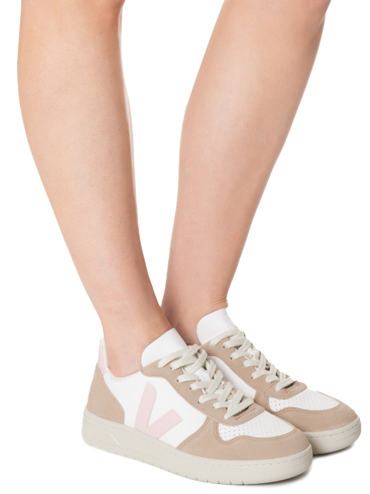Tênis Feminino V-10 Chromefree Petale Sahar Off White Veja