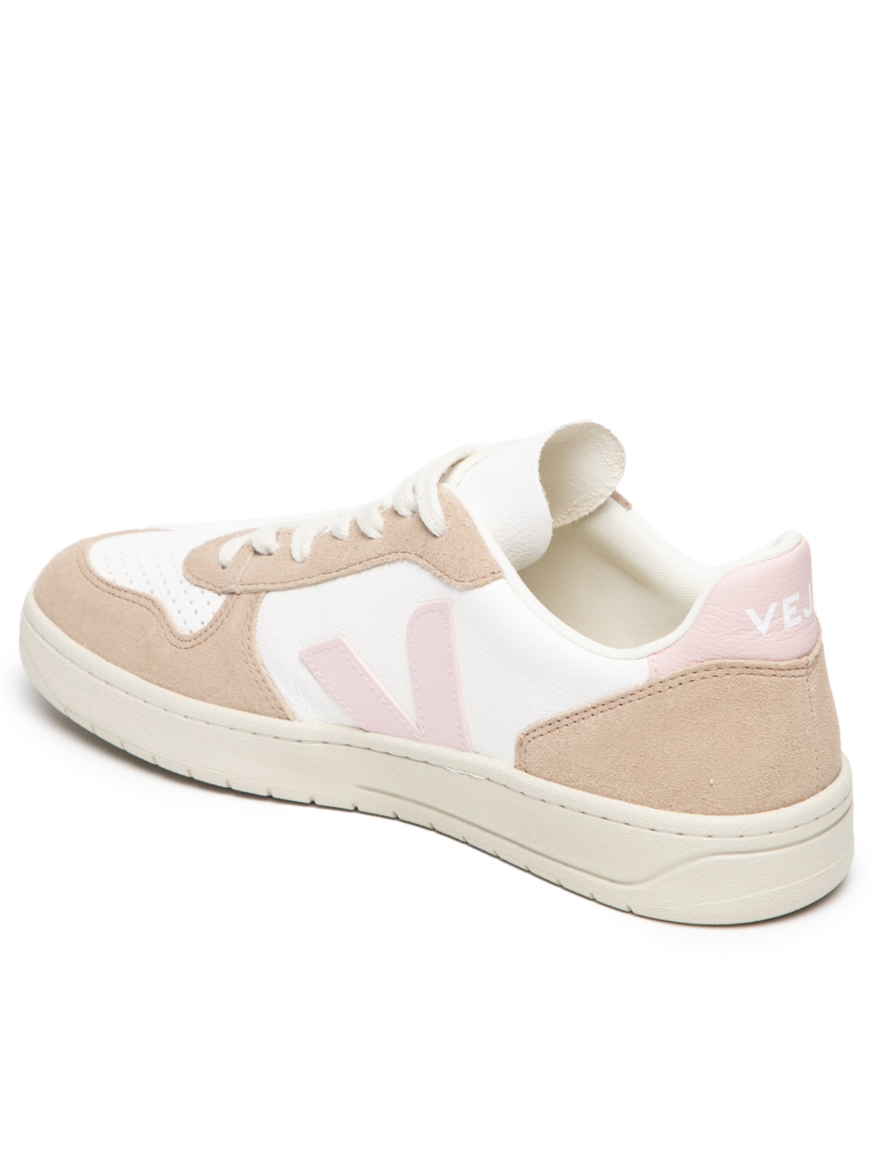 Tênis Feminino V-10 Chromefree Petale Sahar Off White Veja