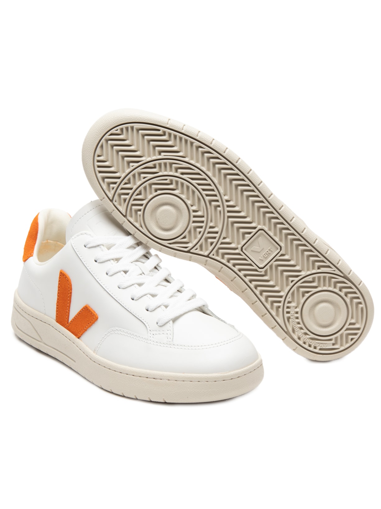 Tênis Feminino V-12 Couro Extra White Pumpkin  Branco Vert Shoes