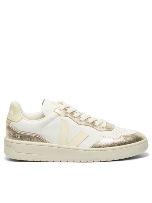 Tênis Feminino V-90 O.T. Leather - Dourado