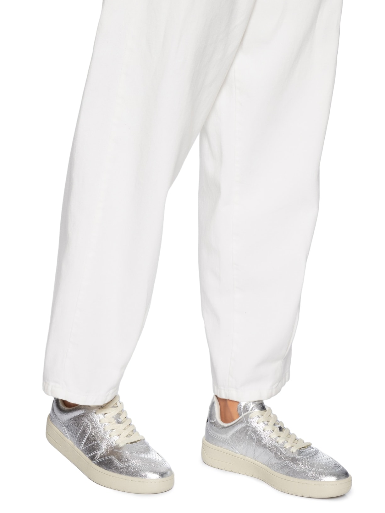 Tênis Feminino V-90 O.T. Leather Prateado Veja