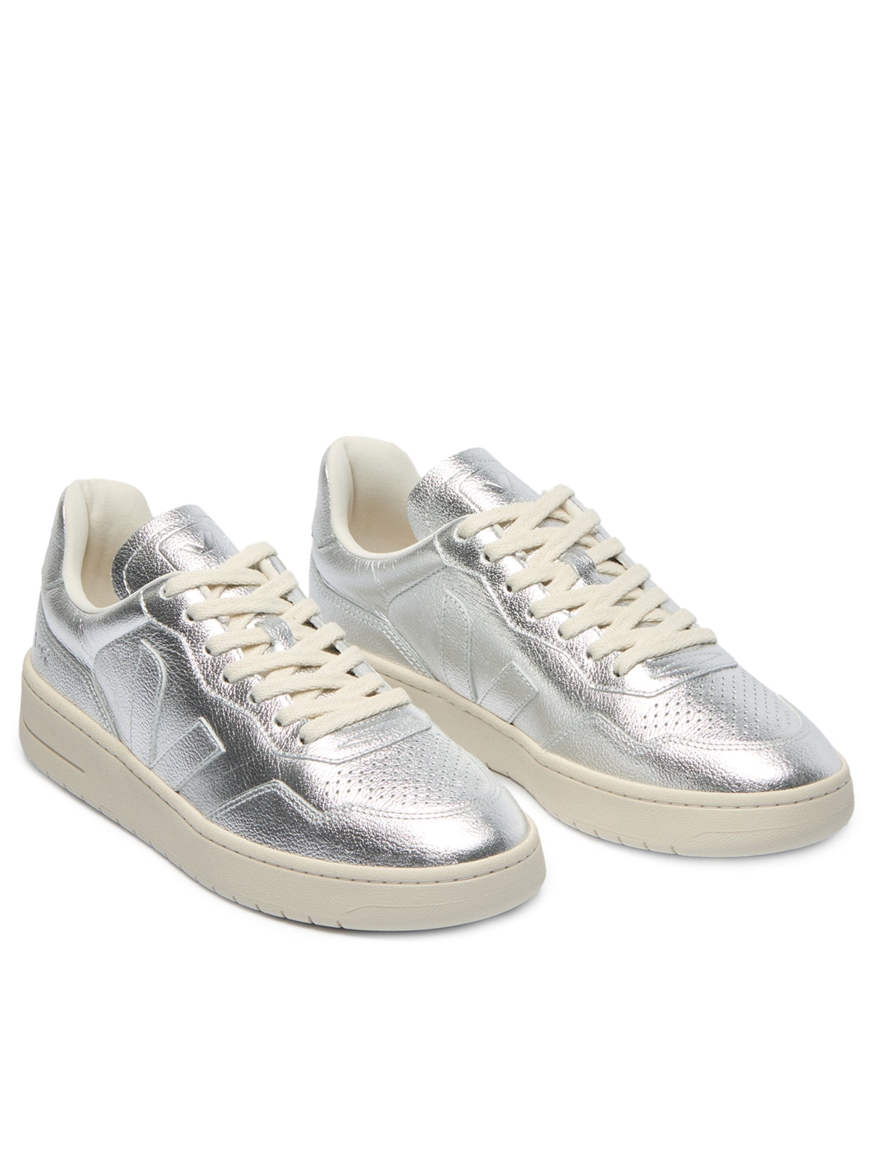 Tênis Feminino V-90 O.T. Leather Prateado Veja