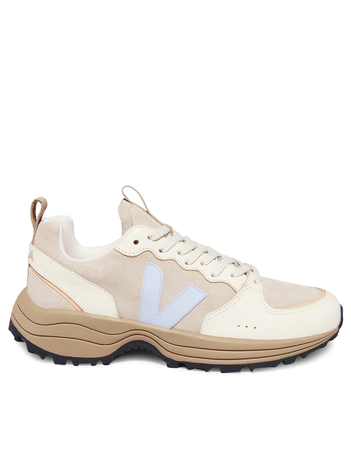 Tênis Feminino Venturi Suede Almond Swan - Azul