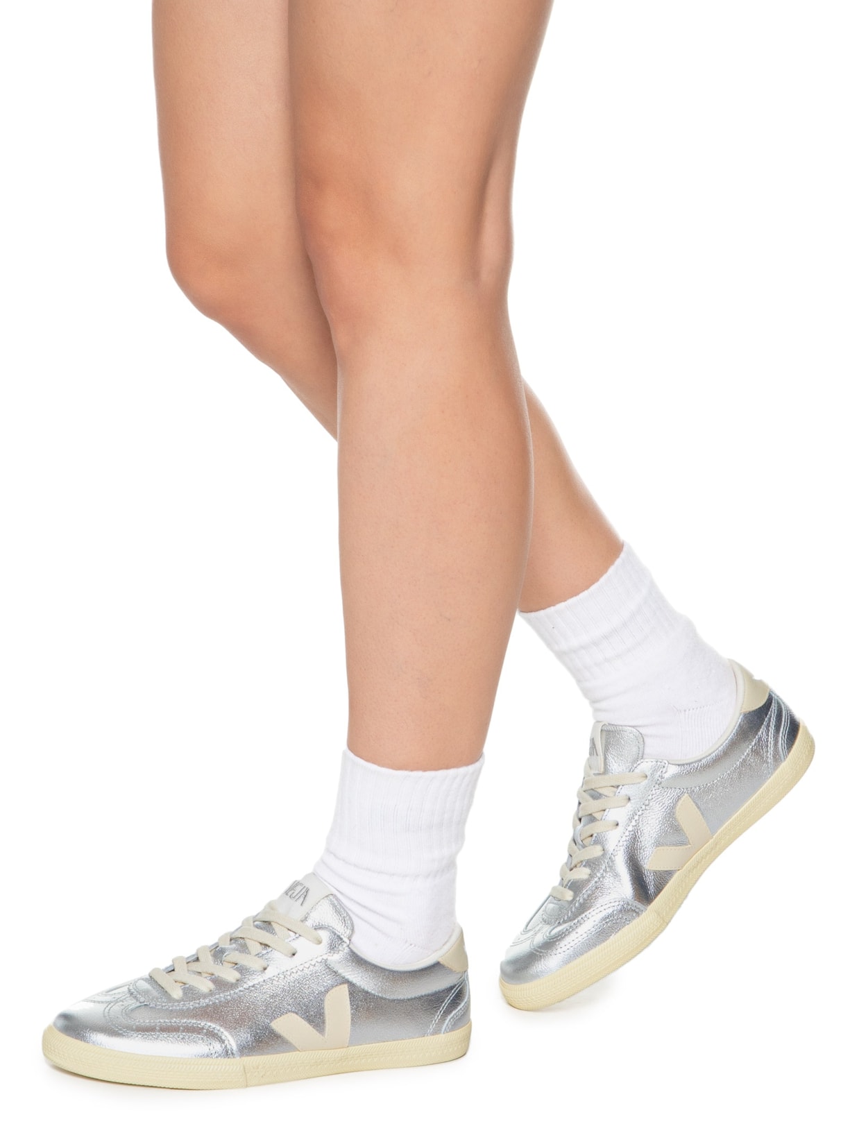  Tênis Feminino Volley O.T. Leather Prata Veja