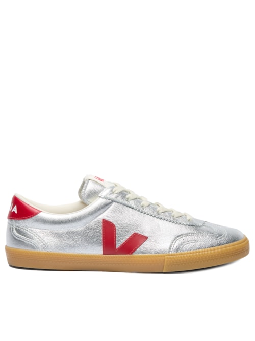 Tênis Feminino Volley OT Leather - Prateado