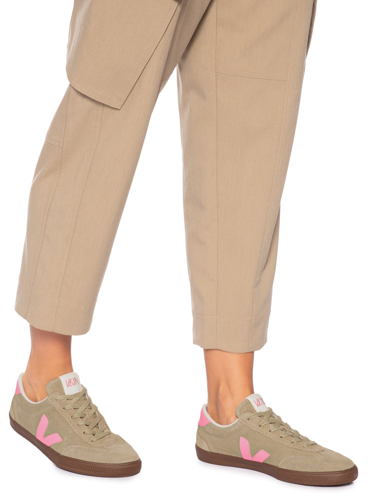 Tênis Feminino Volley Suede Bege Veja