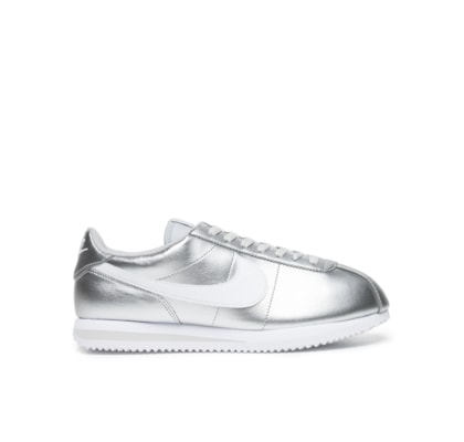 Tênis Feminino W Nike Cortez Mttlc – Prateado