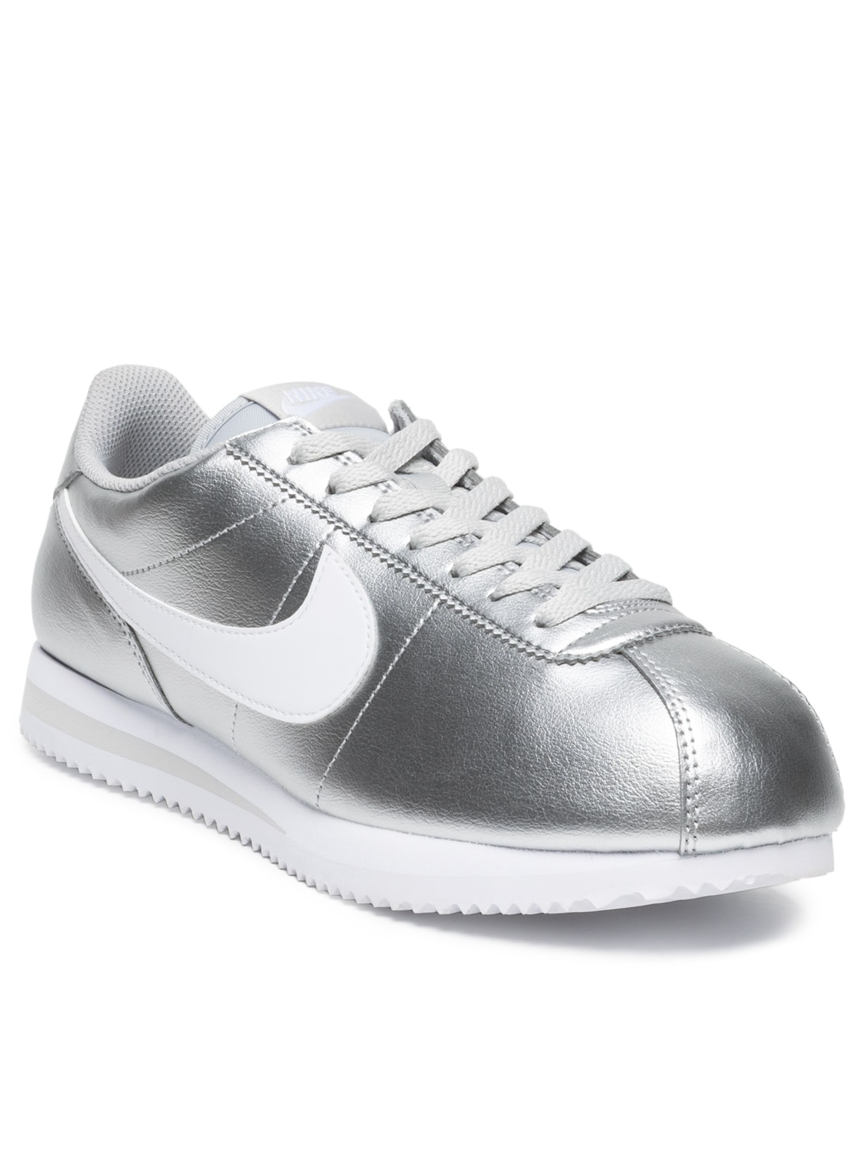 Tênis Feminino W Nike Cortez Mttlc – Prateado Nike