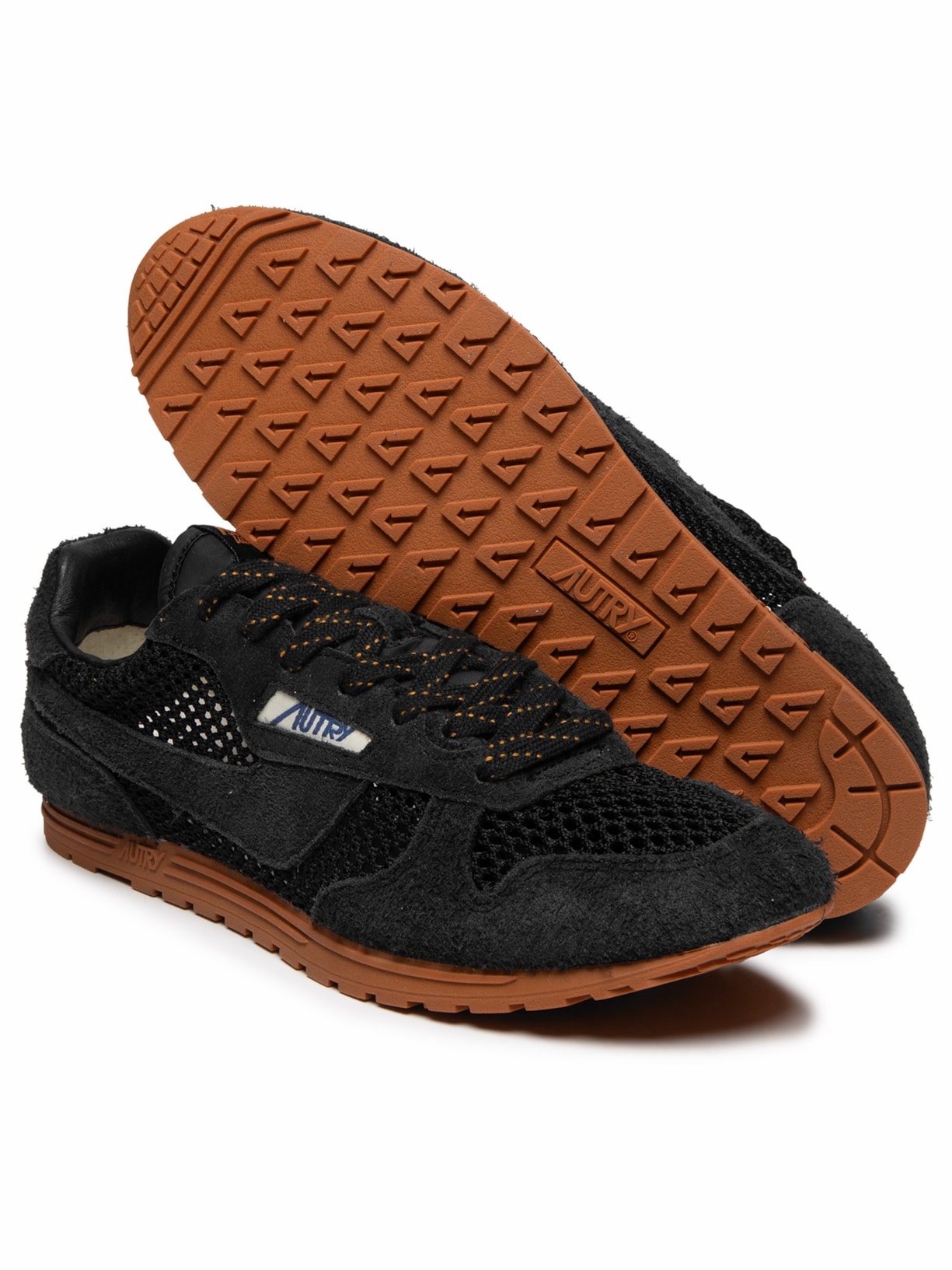 Tênis Feminino Windspin Low Knitted Suede Preto Autry