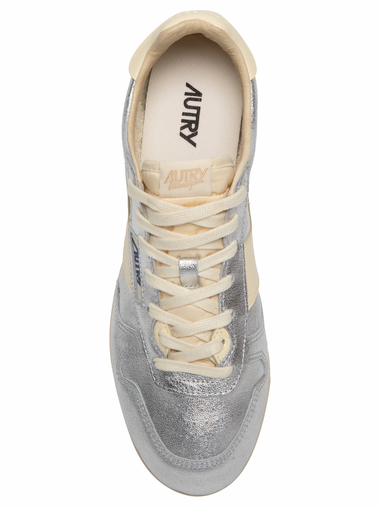 Tênis Feminino Windspin Low Laminated Leather Prateado Autry
