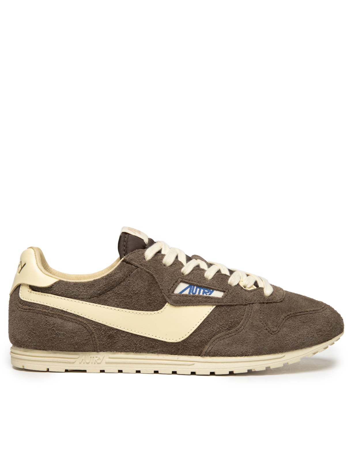 Tênis Feminino Windspin Low Suede Leather Marrom Autry