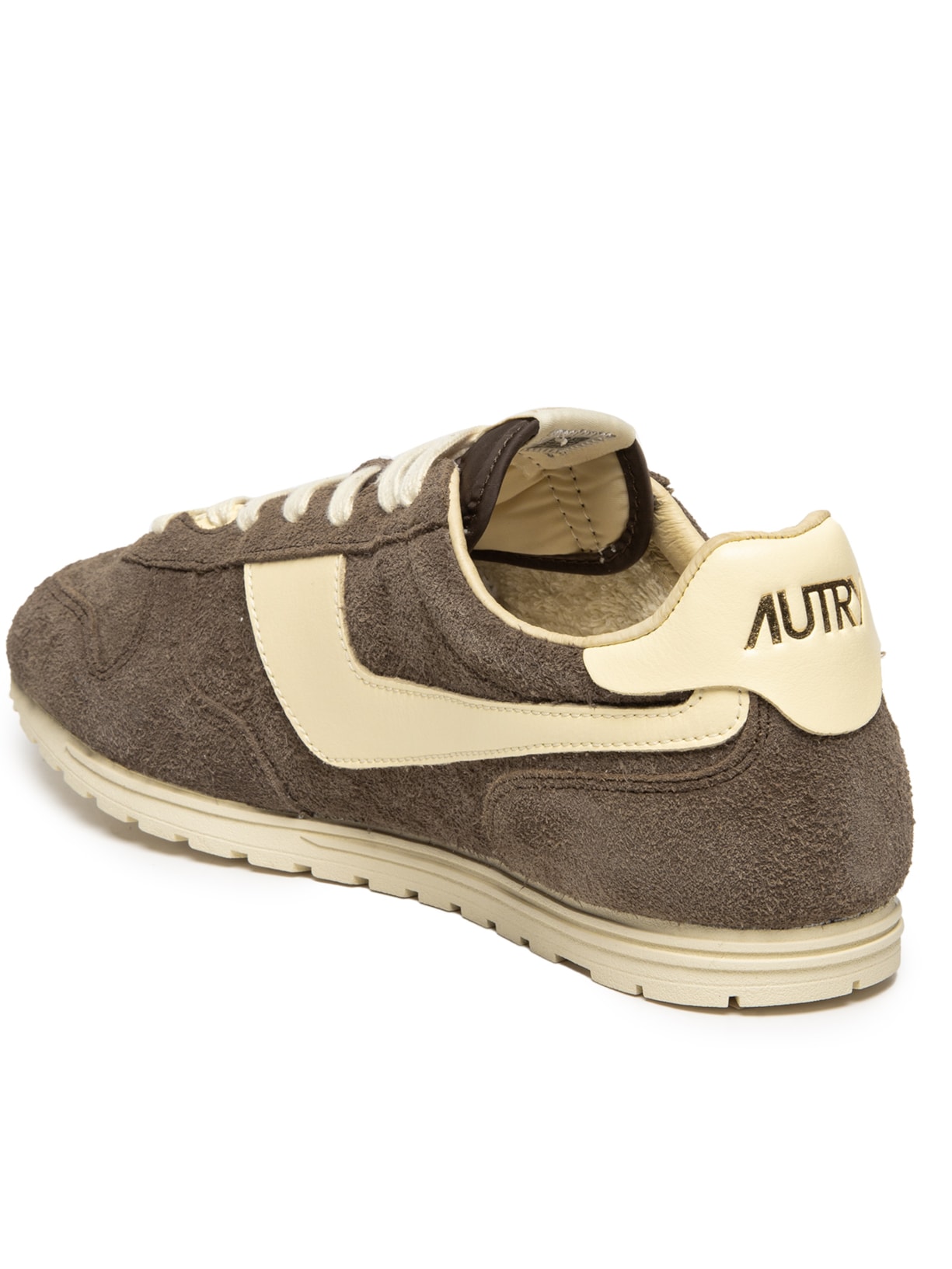 Tênis Feminino Windspin Low Suede Leather Marrom Autry