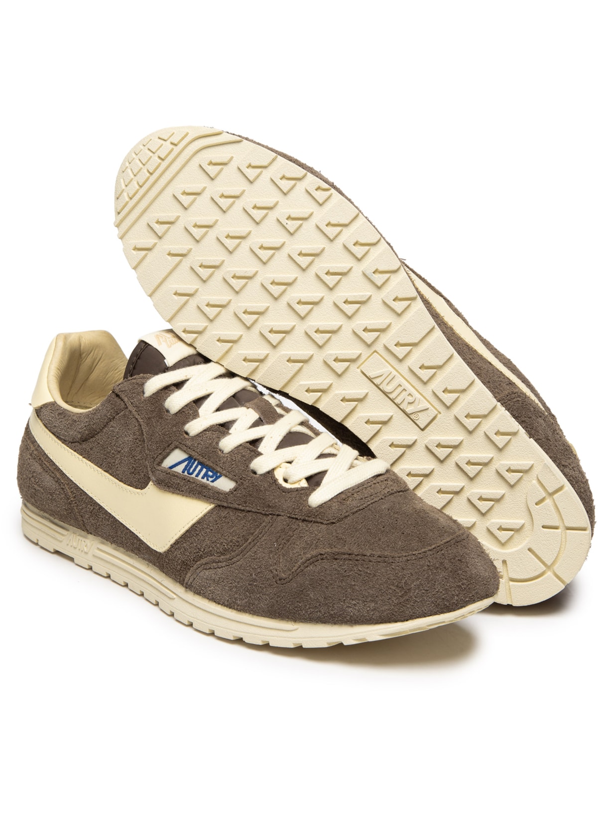 Tênis Feminino Windspin Low Suede Leather Marrom Autry