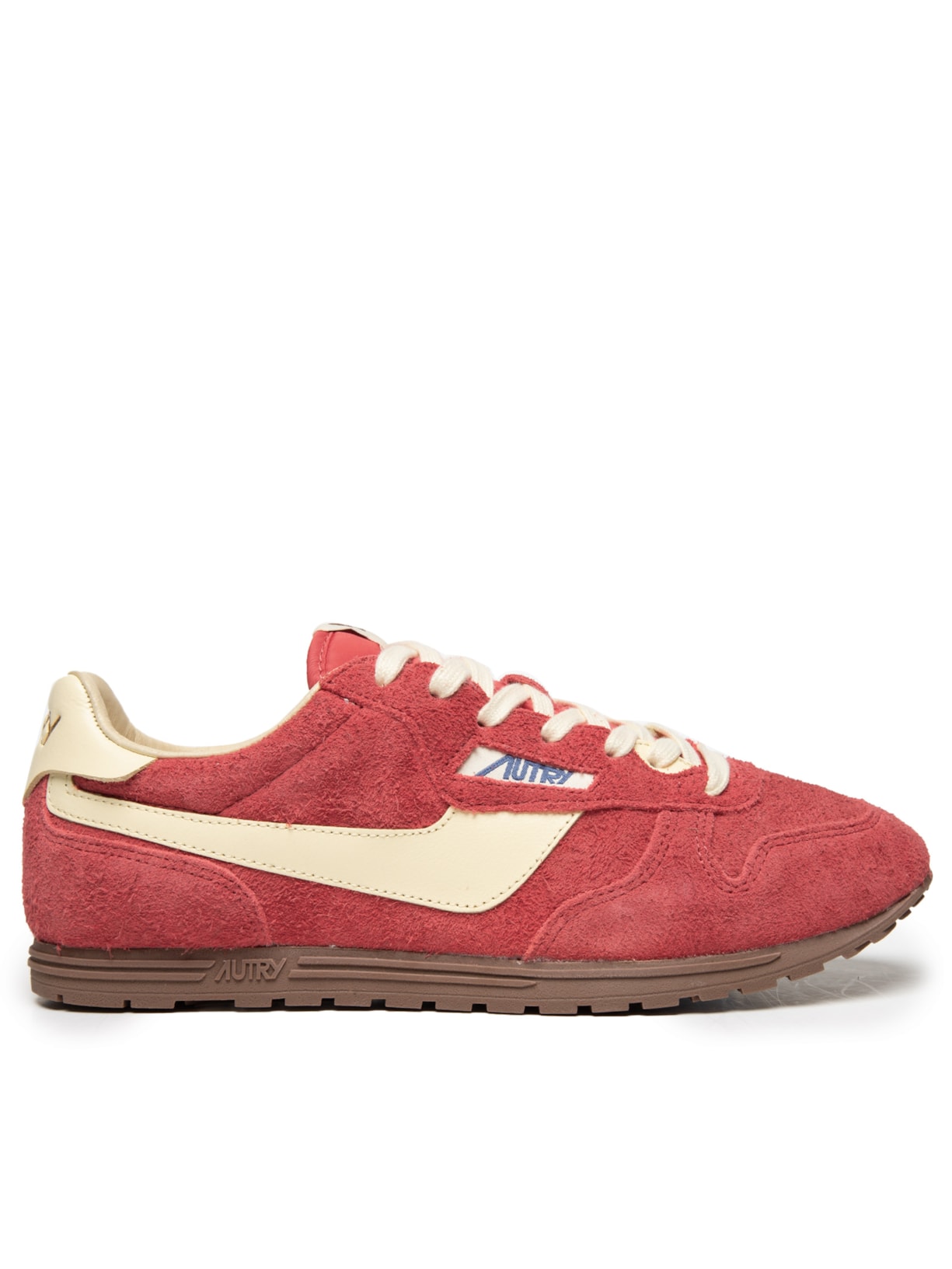 Tênis Feminino Windspin Low Suede Leather - Vermelho