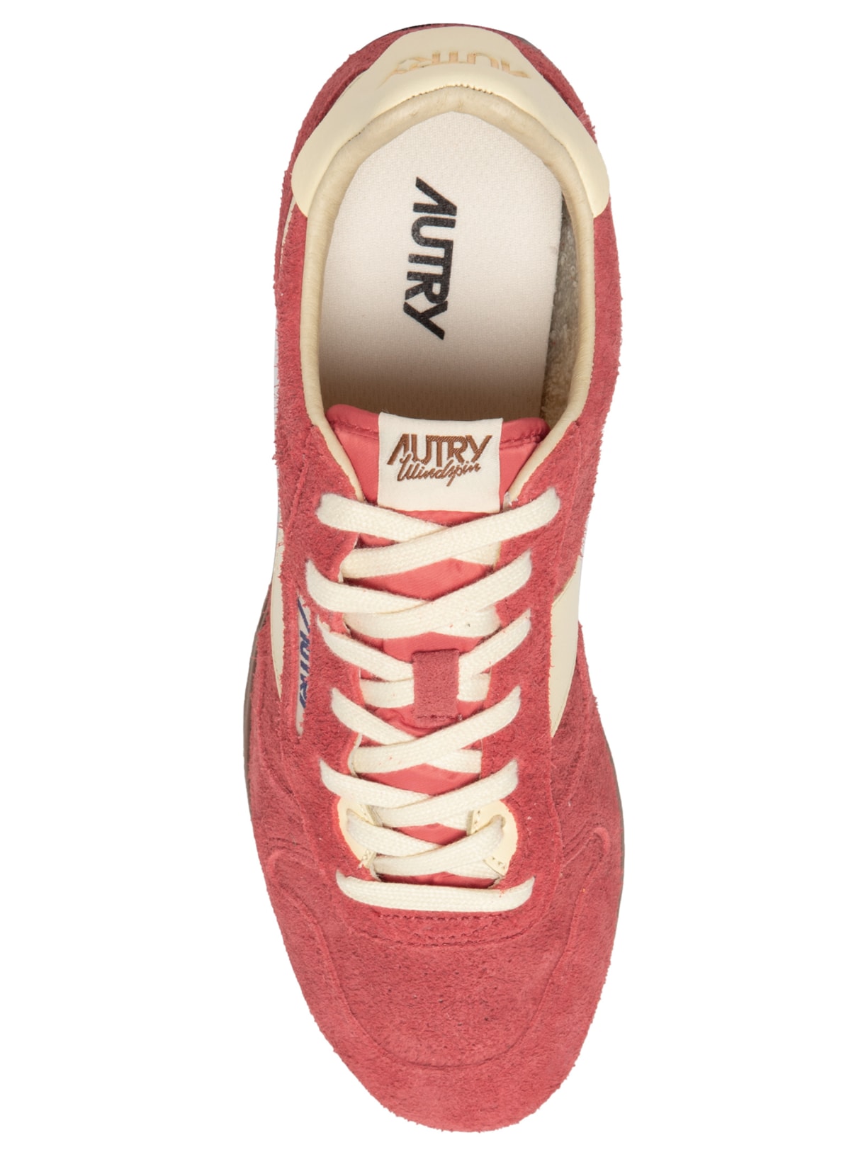 Tênis Feminino Windspin Low Suede Leather Vermelho Autry