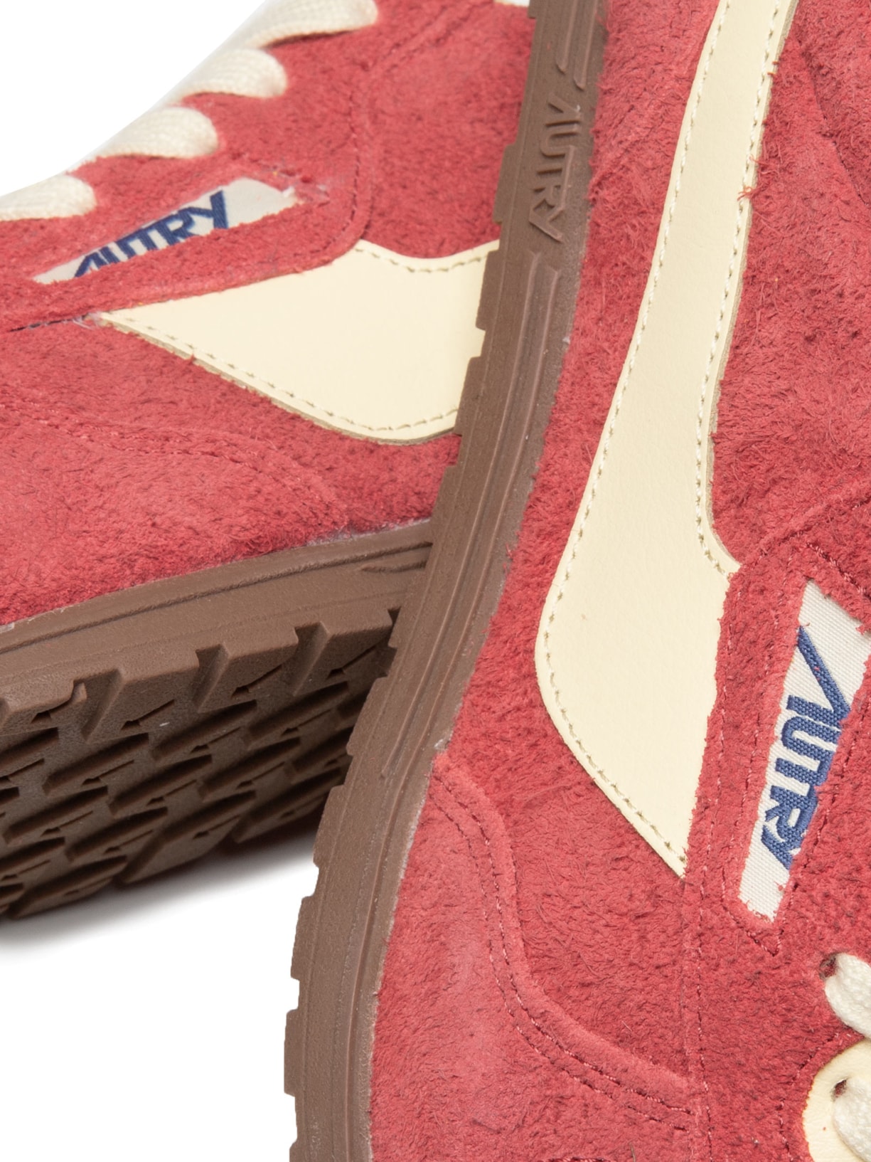 Tênis Feminino Windspin Low Suede Leather Vermelho Autry
