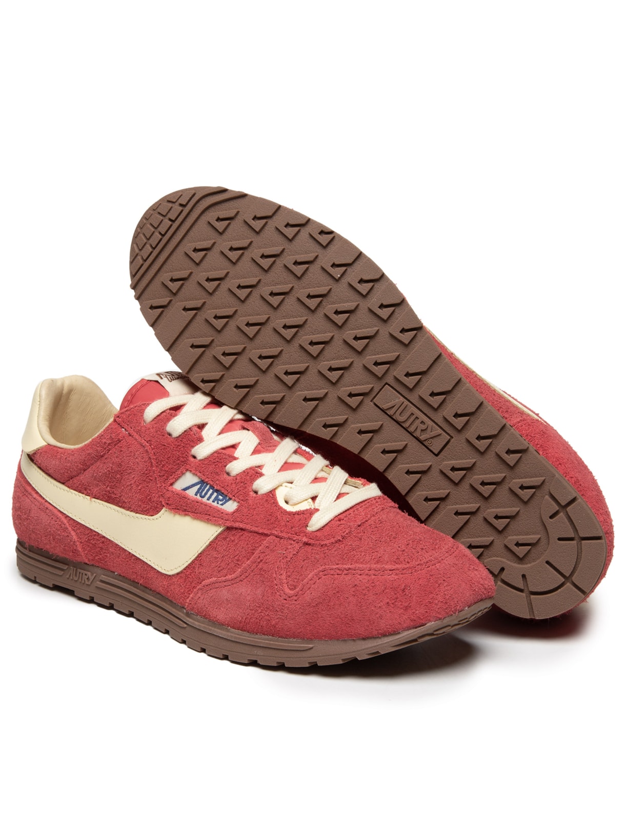 Tênis Feminino Windspin Low Suede Leather Vermelho Autry