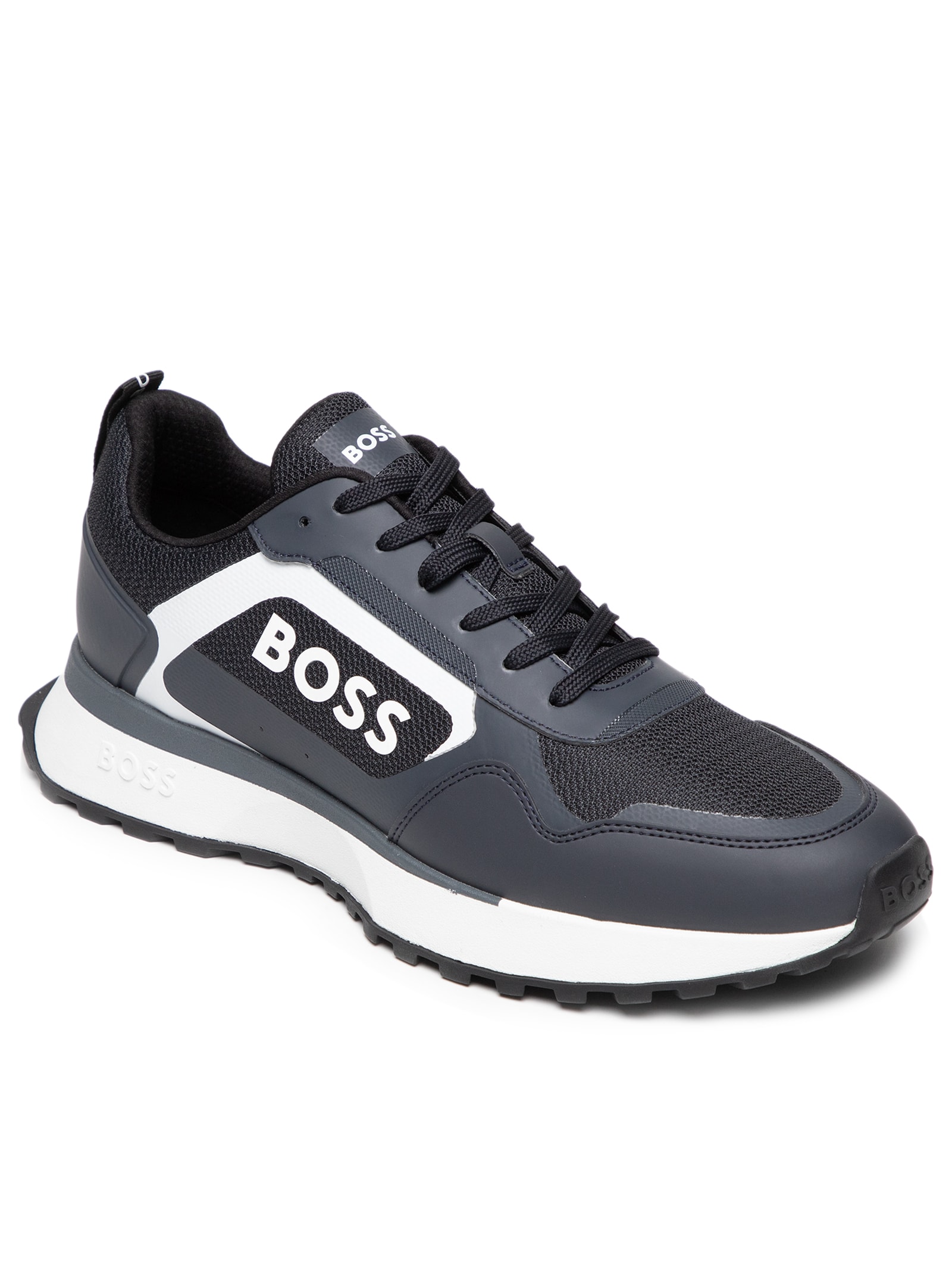 Boss - Tênis Masculina Jonah Runn Merb - Preto