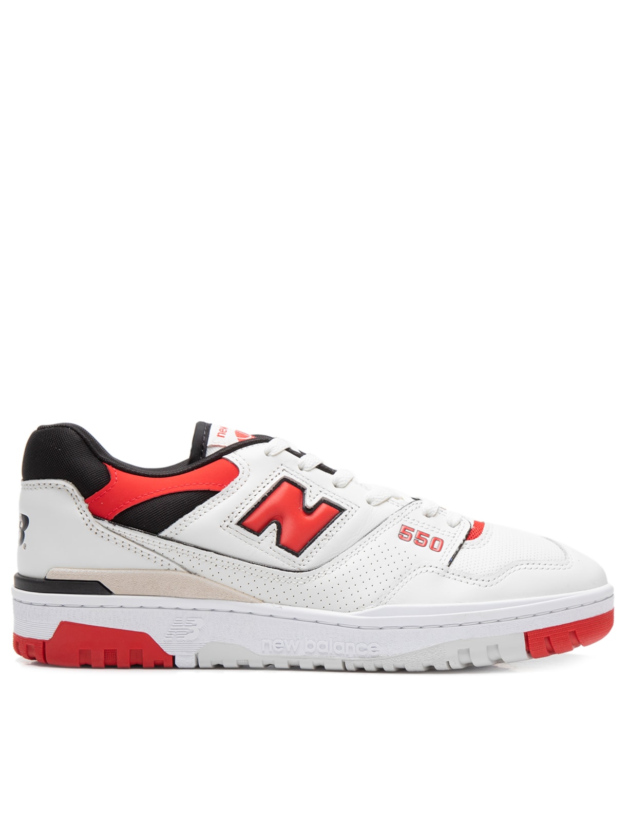 Tênis Masculino 550 Vaporous Gray Red - Vermelho