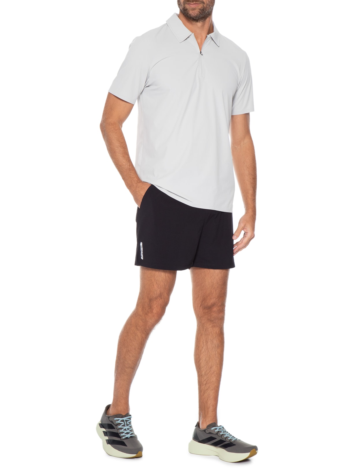 Tênis Masculino Adizero Evo Sl Woven Cinza Adidas