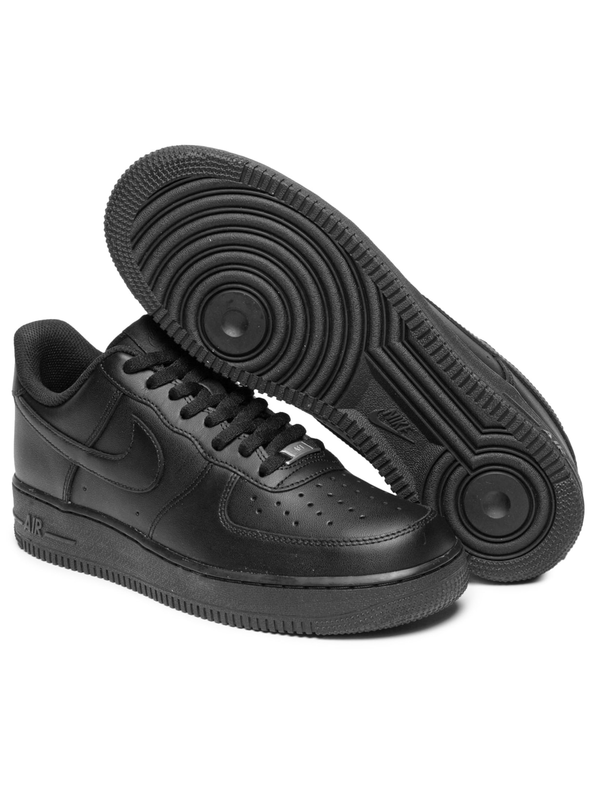 Tênis Masculino Air Force 1 '07 Preto Nike