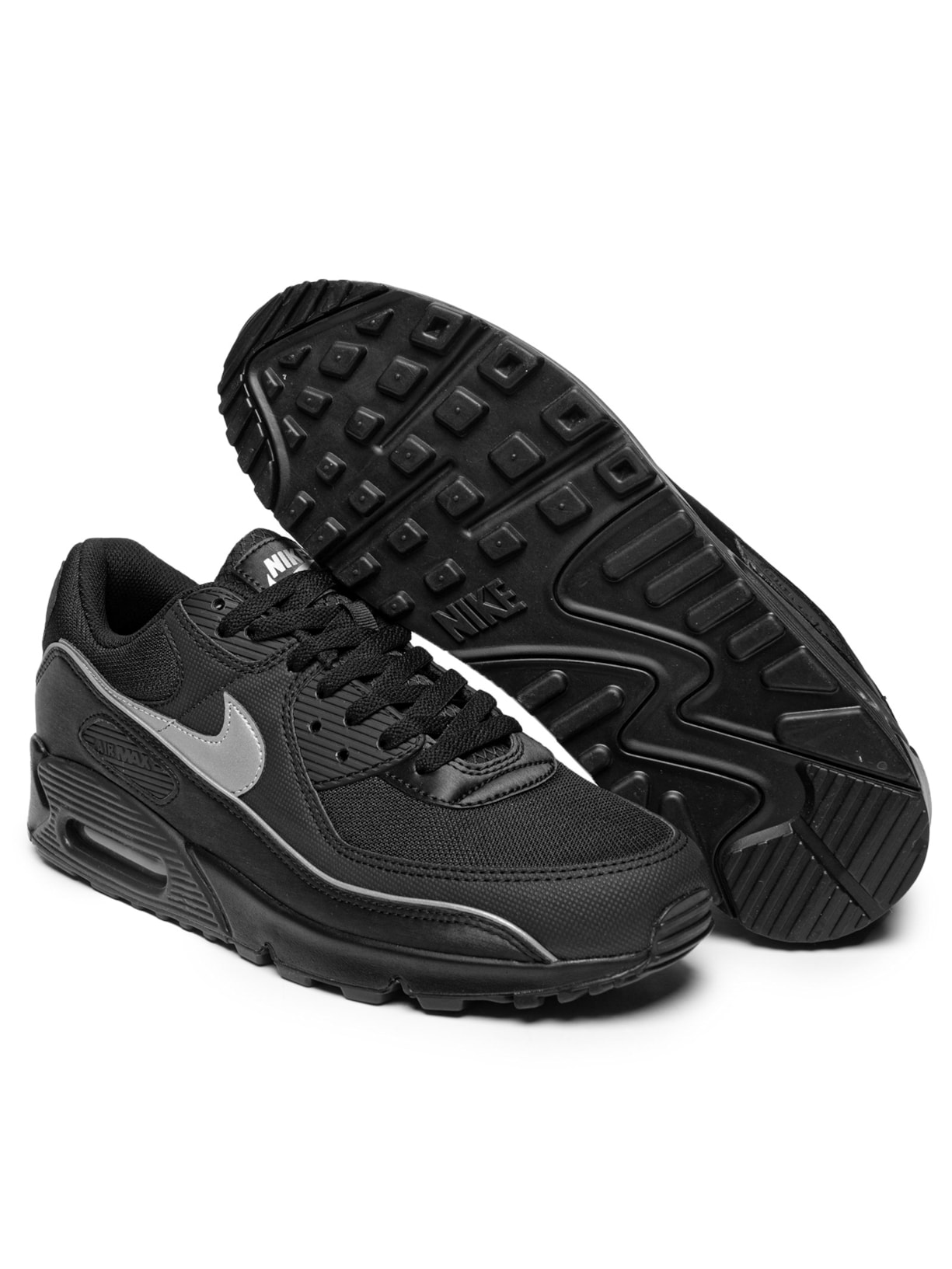Tênis Masculino Air Max 90 Preto Nike