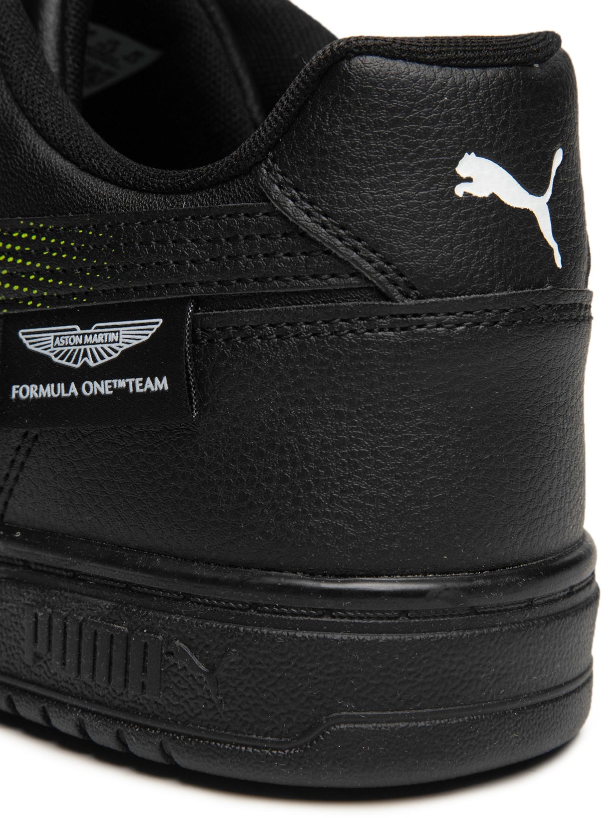 Tênis Masculino AMF1 Caven III Preto Puma + Aston Martin