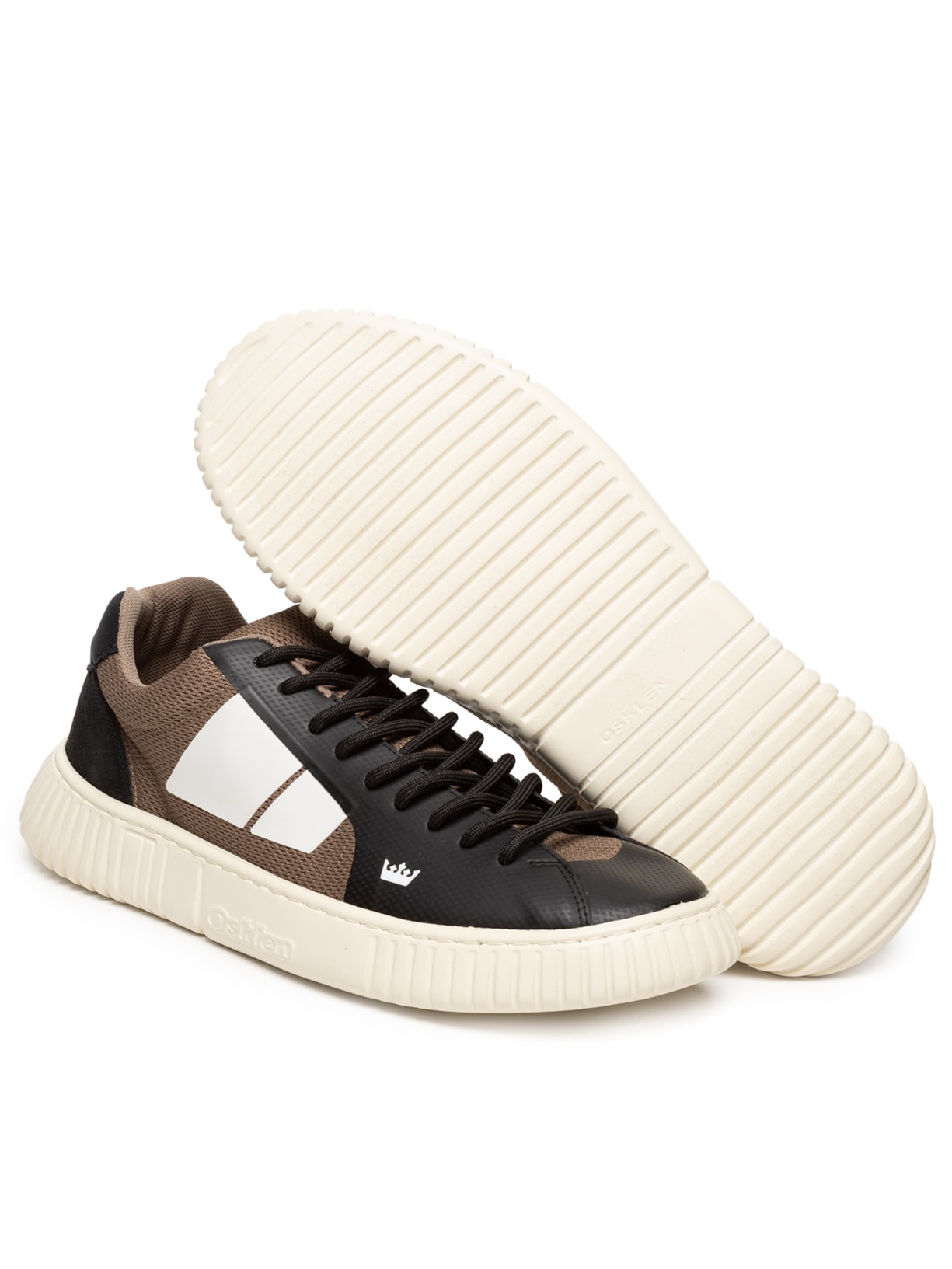 Tênis Masculino Aprx Riva Fusionado Preto Osklen