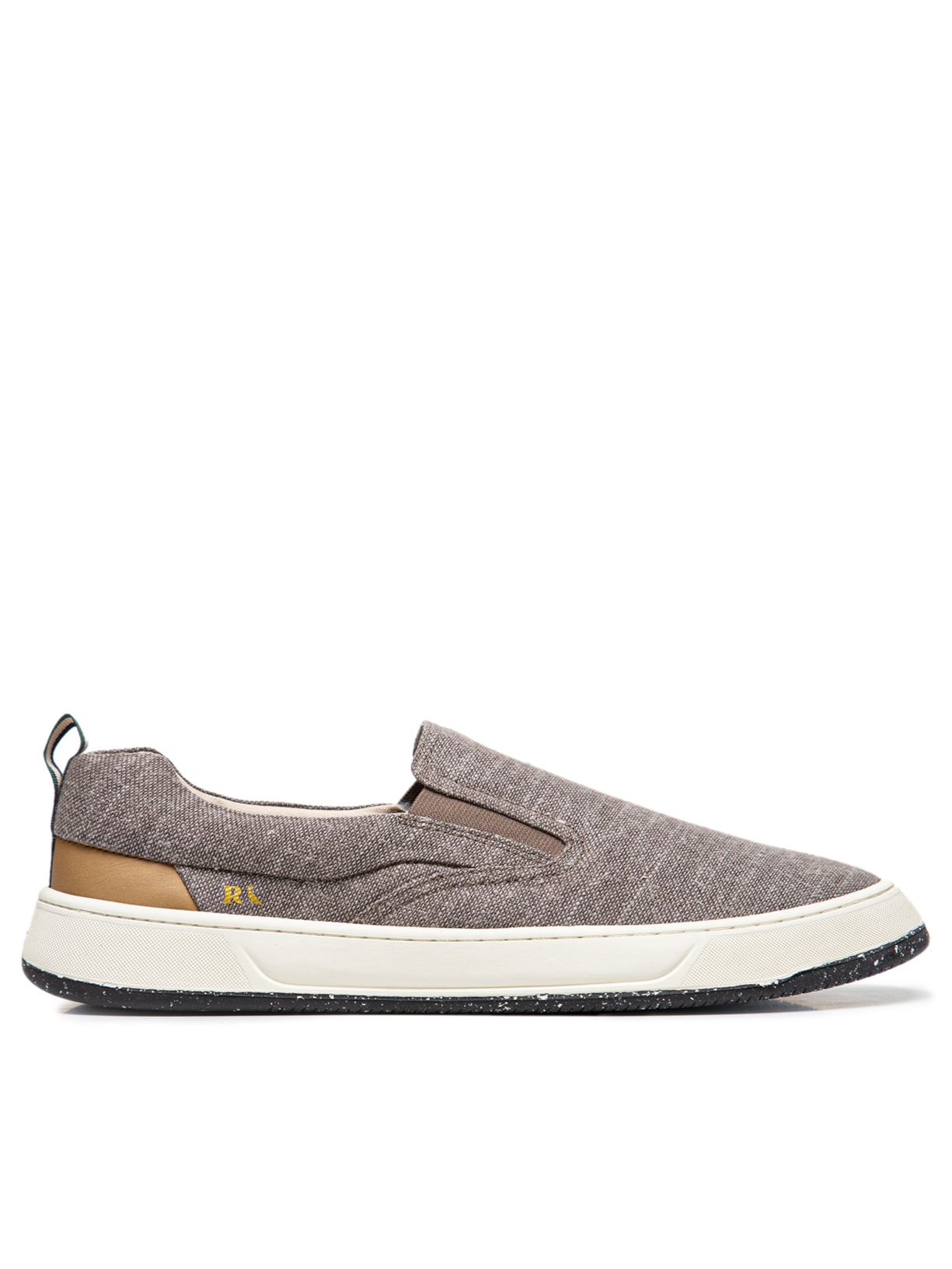 Tênis Masculino Asher Slip Linho - Cinza