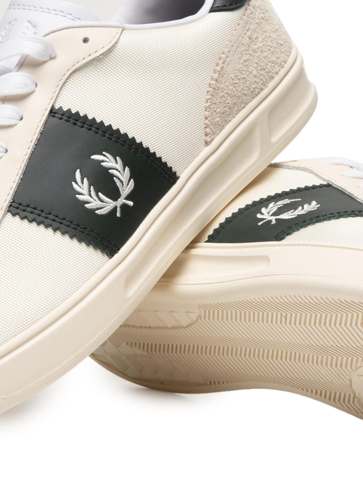 Tênis Masculino B4 Textured Poly Bege Fred Perry