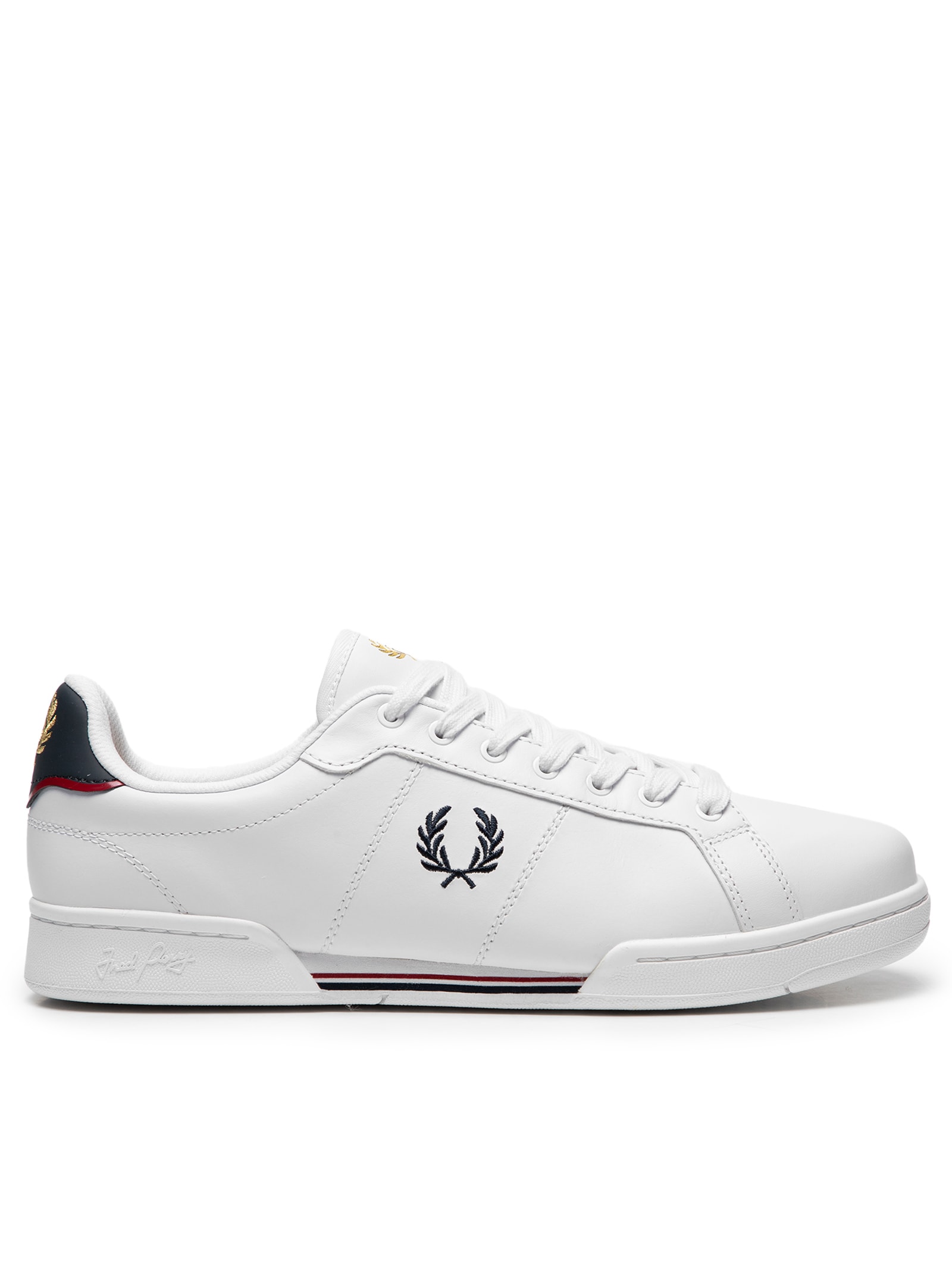 Fred Perry - Tênis Masculino B722 Leather - Branco