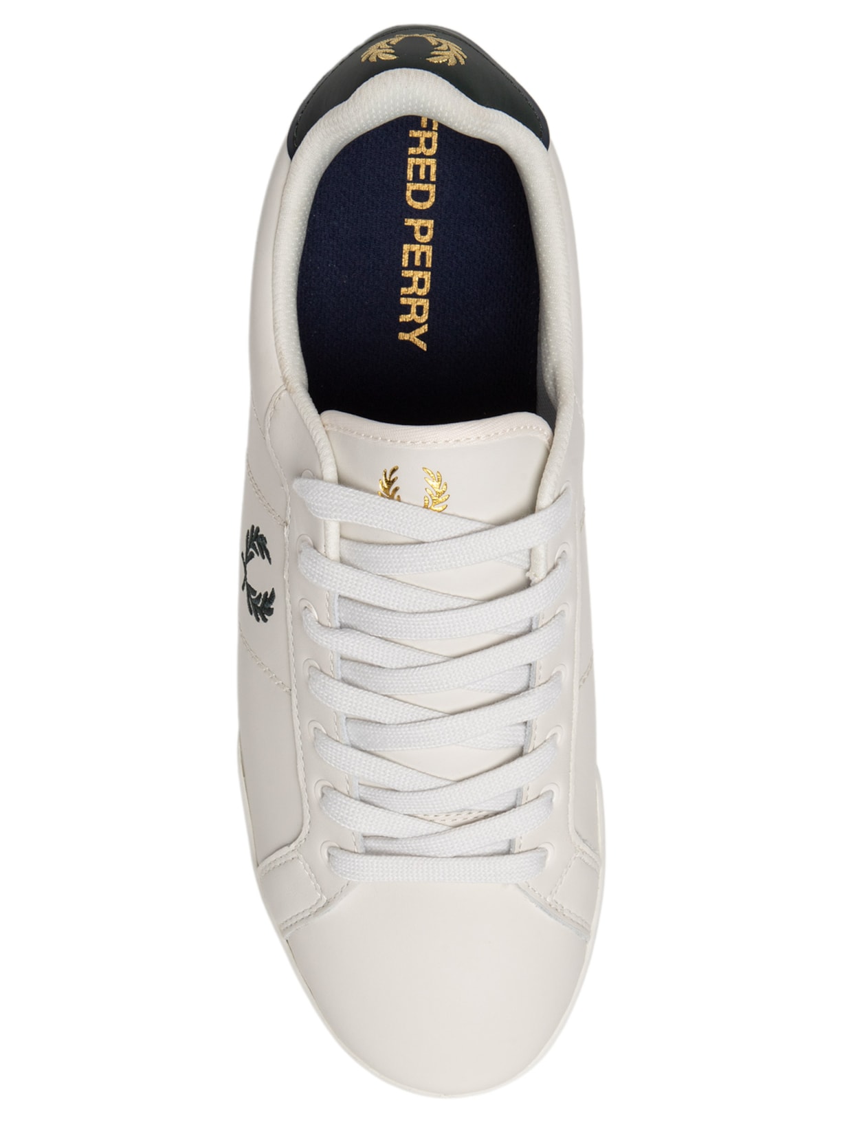 Tênis Masculino B722 Leather Branco Fred Perry