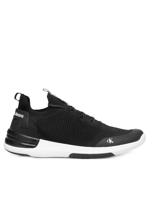 Tênis Masculino Baixo Air Knitt Calvin Klein Jeans - Preto - Tênis Masculino Baixo Air Knitt Calvin Klein Jeans Preto 43